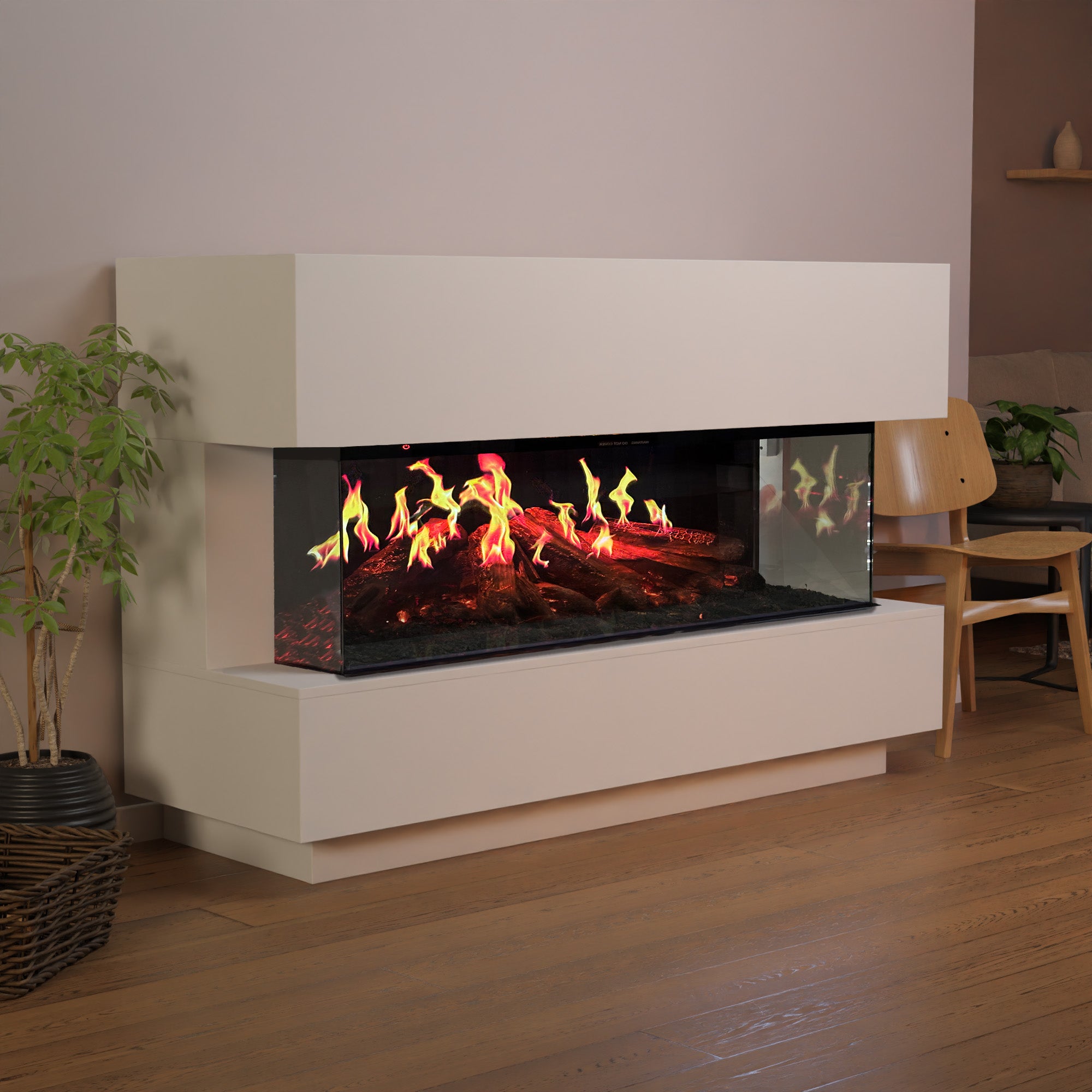 Cheminée électrique Glow Fire HG1 avec feu holographique