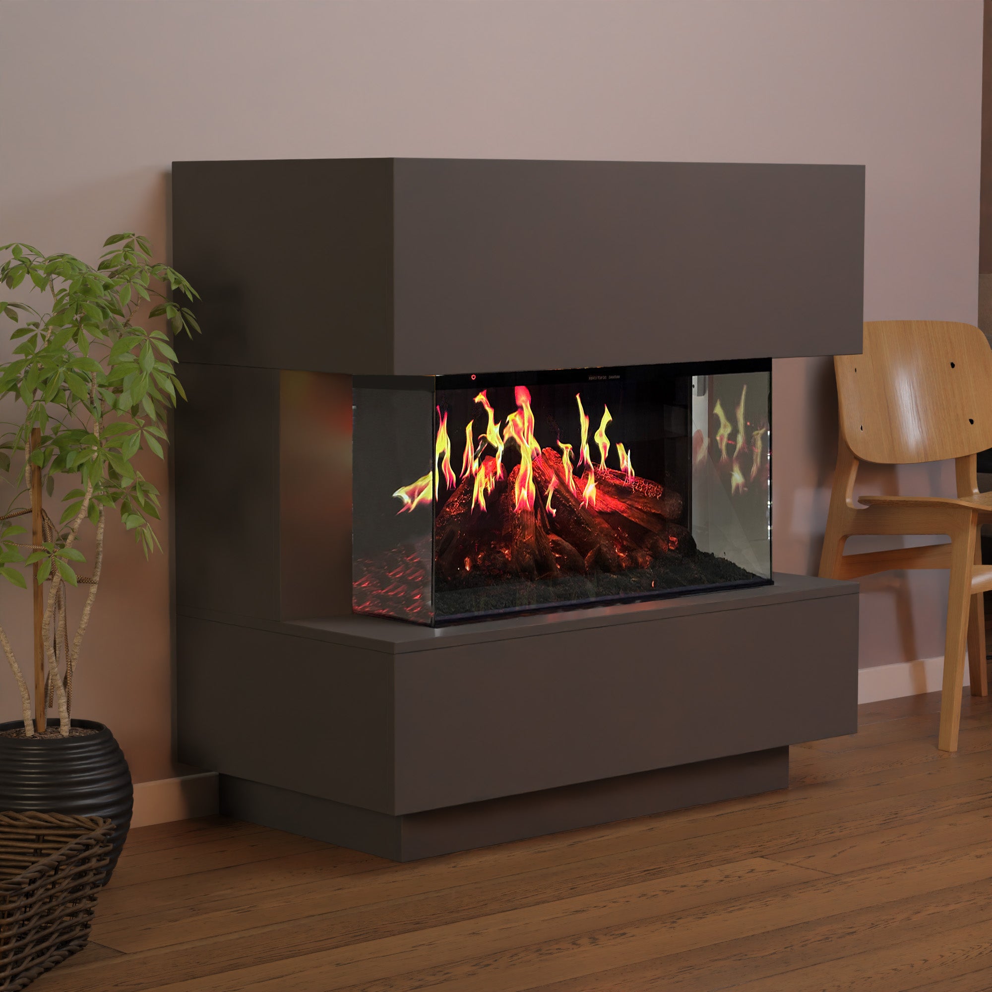 Glow Fire HG1 Elektrokamin mit Hologrammfeuer
