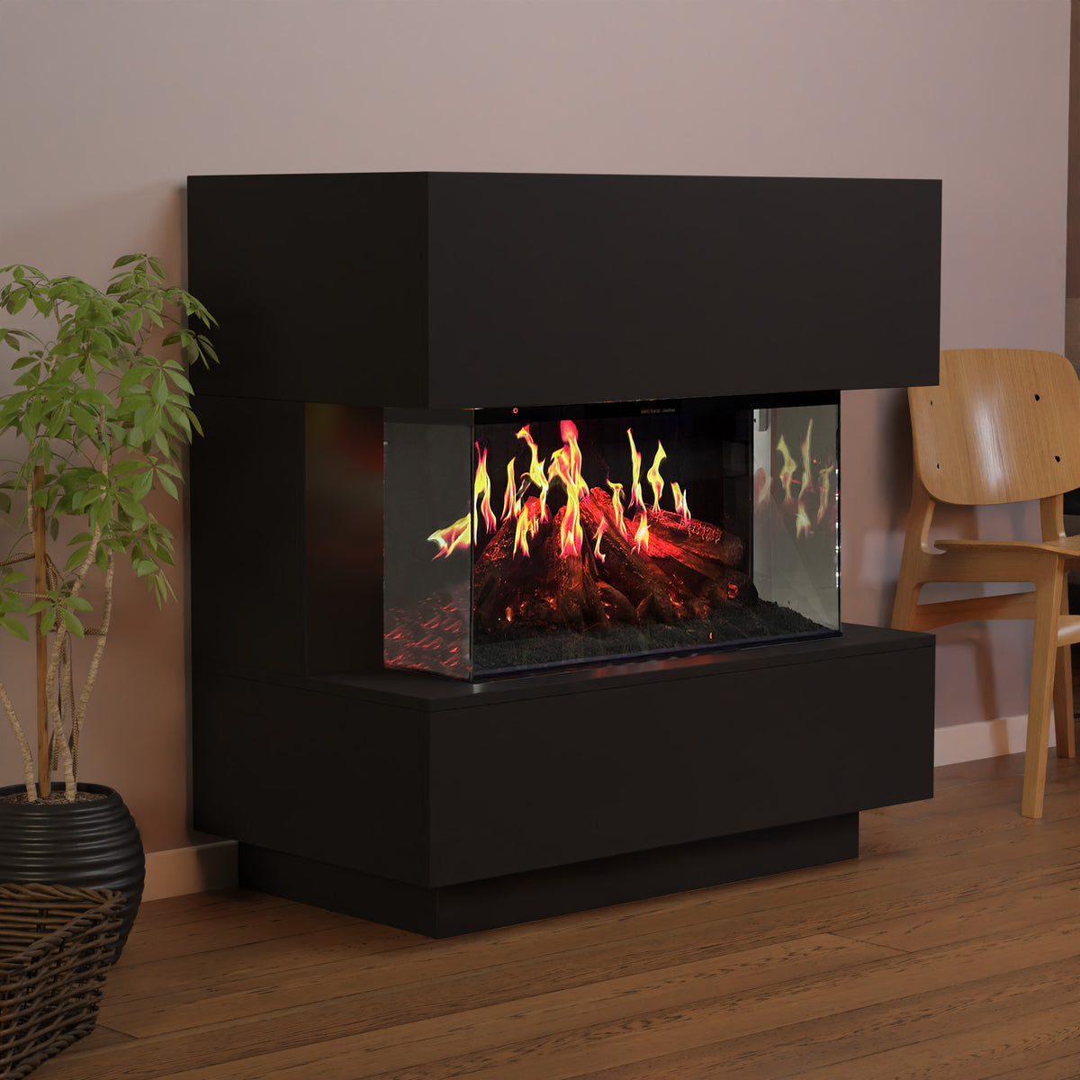 Cheminée électrique Glow Fire HG1 avec feu holographique
