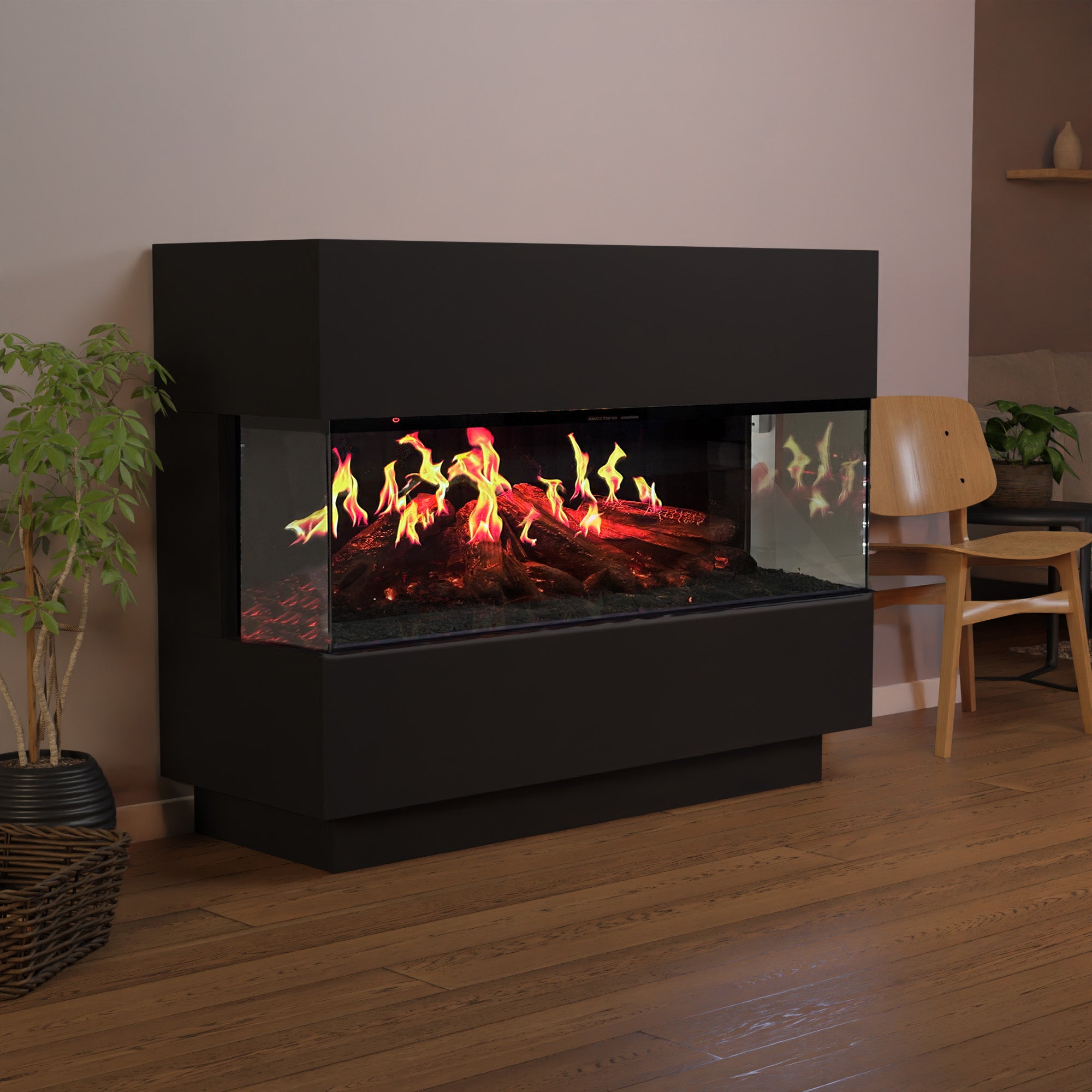 Glow Fire HG2 cheminée électrique avec feu holographique