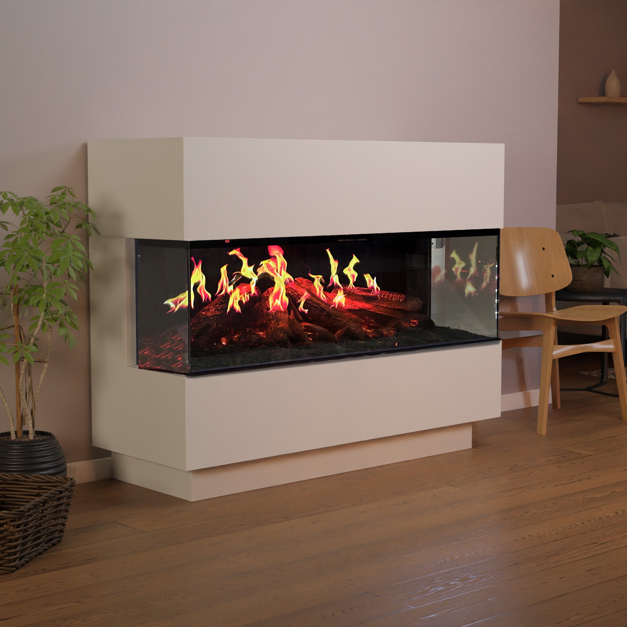 Glow Fire HG2 cheminée électrique avec feu holographique
