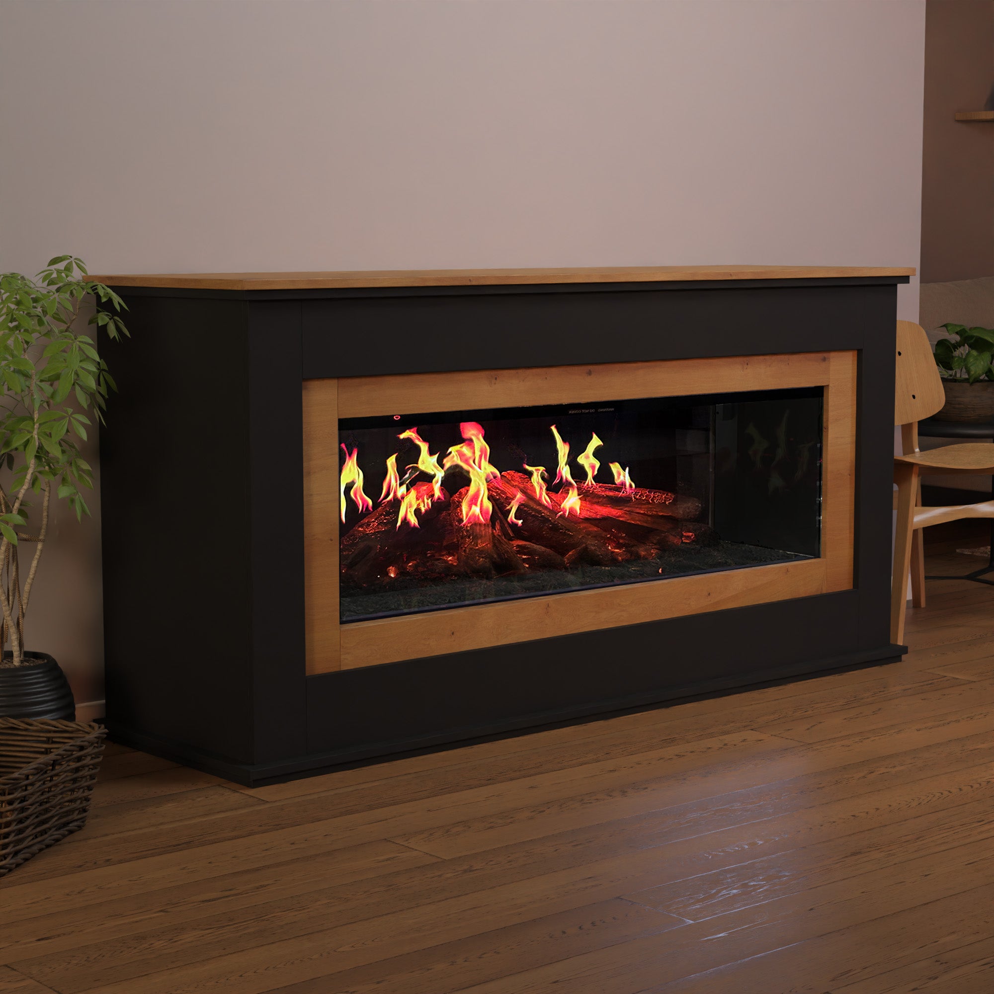 Glow Fire HG3 Cheminée électrique avec feu holographique
