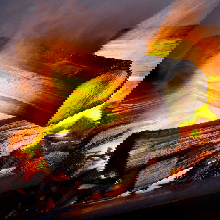 Glow Fire Kästner Multicolor Elektrokamin mit Wasserdampf