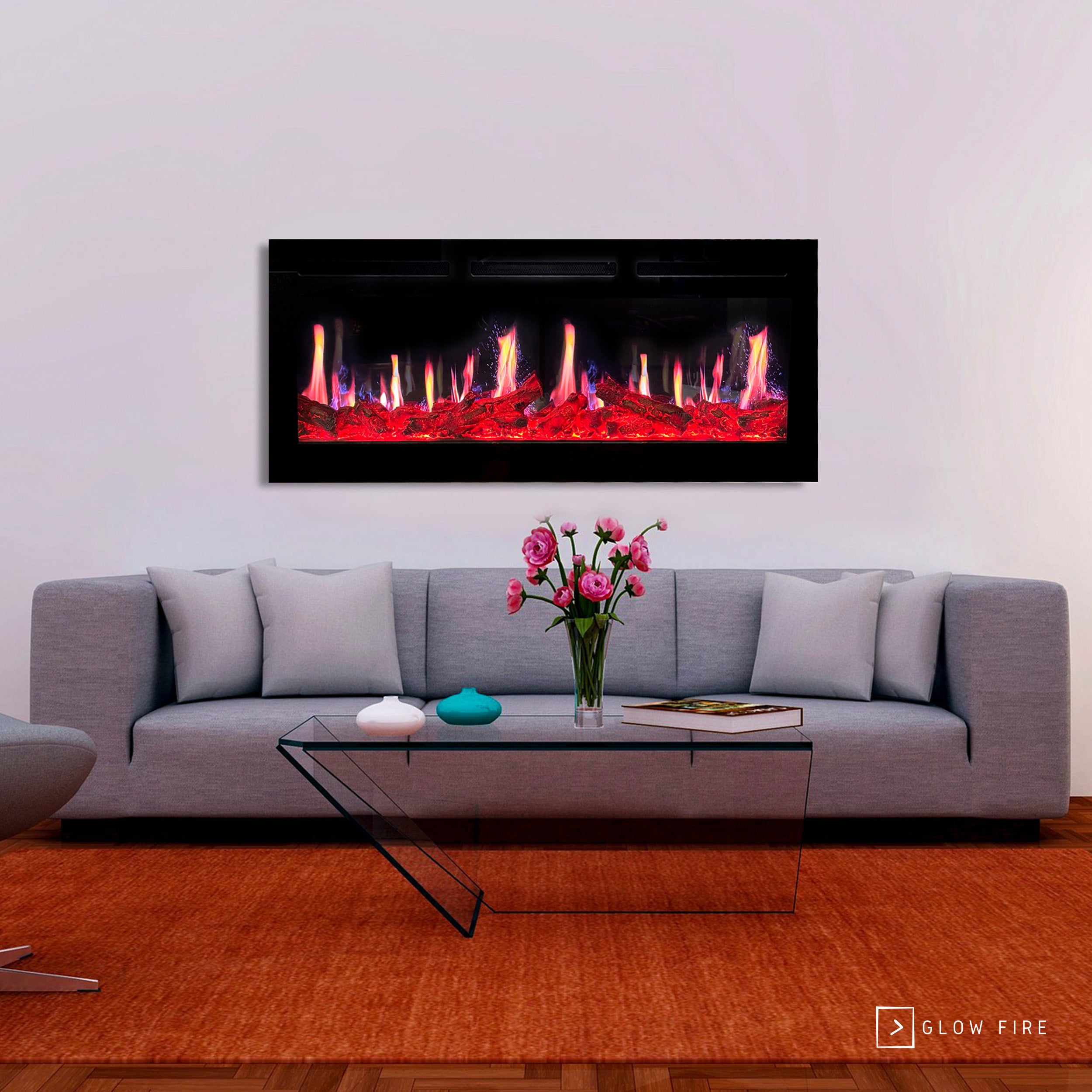 Glow Fire SCM Elektrokamin Screen Motion