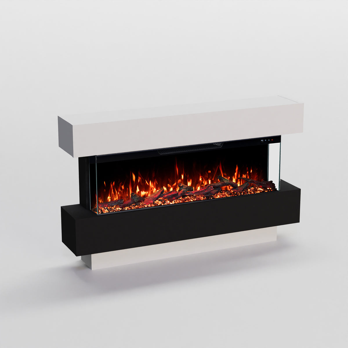 Glow Fire Clear Cheminée sur pied électrique