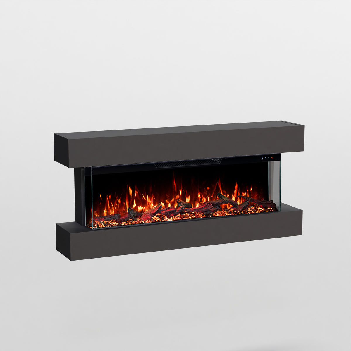 Cheminée électrique murale Clear Wall Glow Fire
