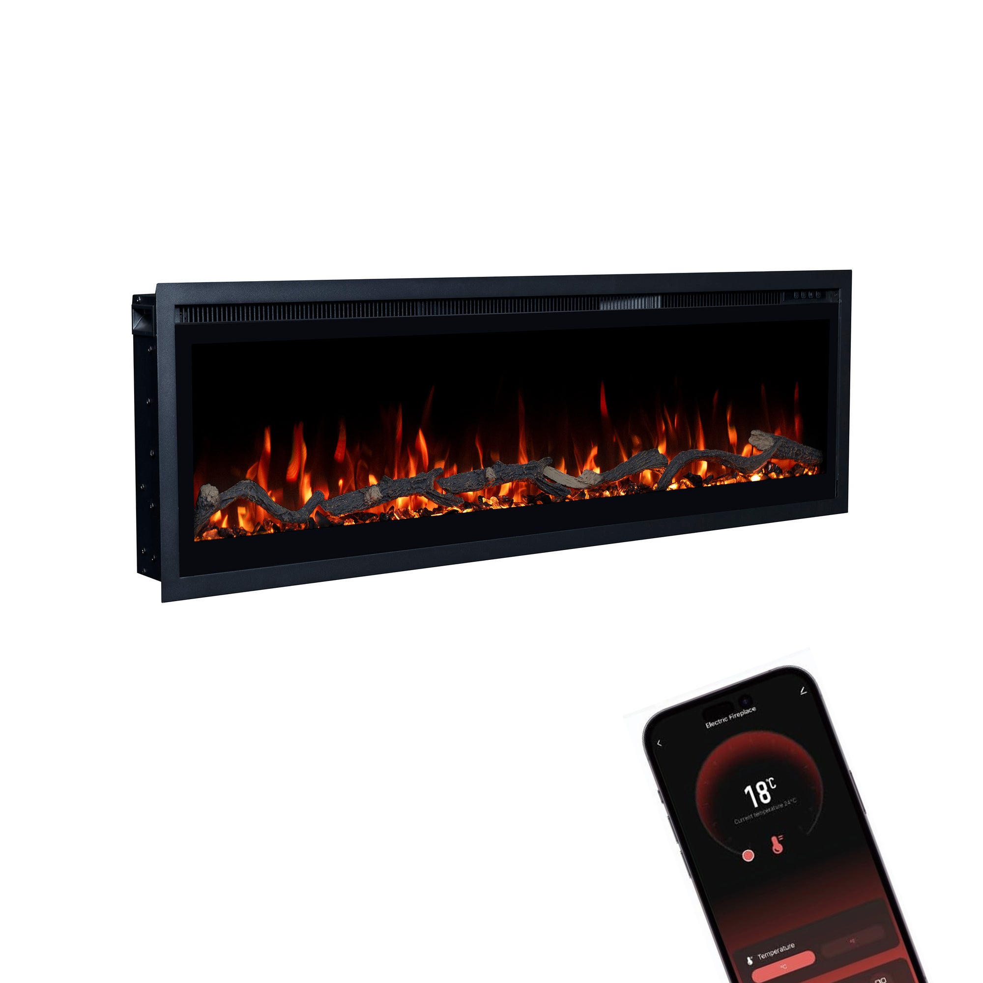 Insert de cheminée électrique Glow Fire Core