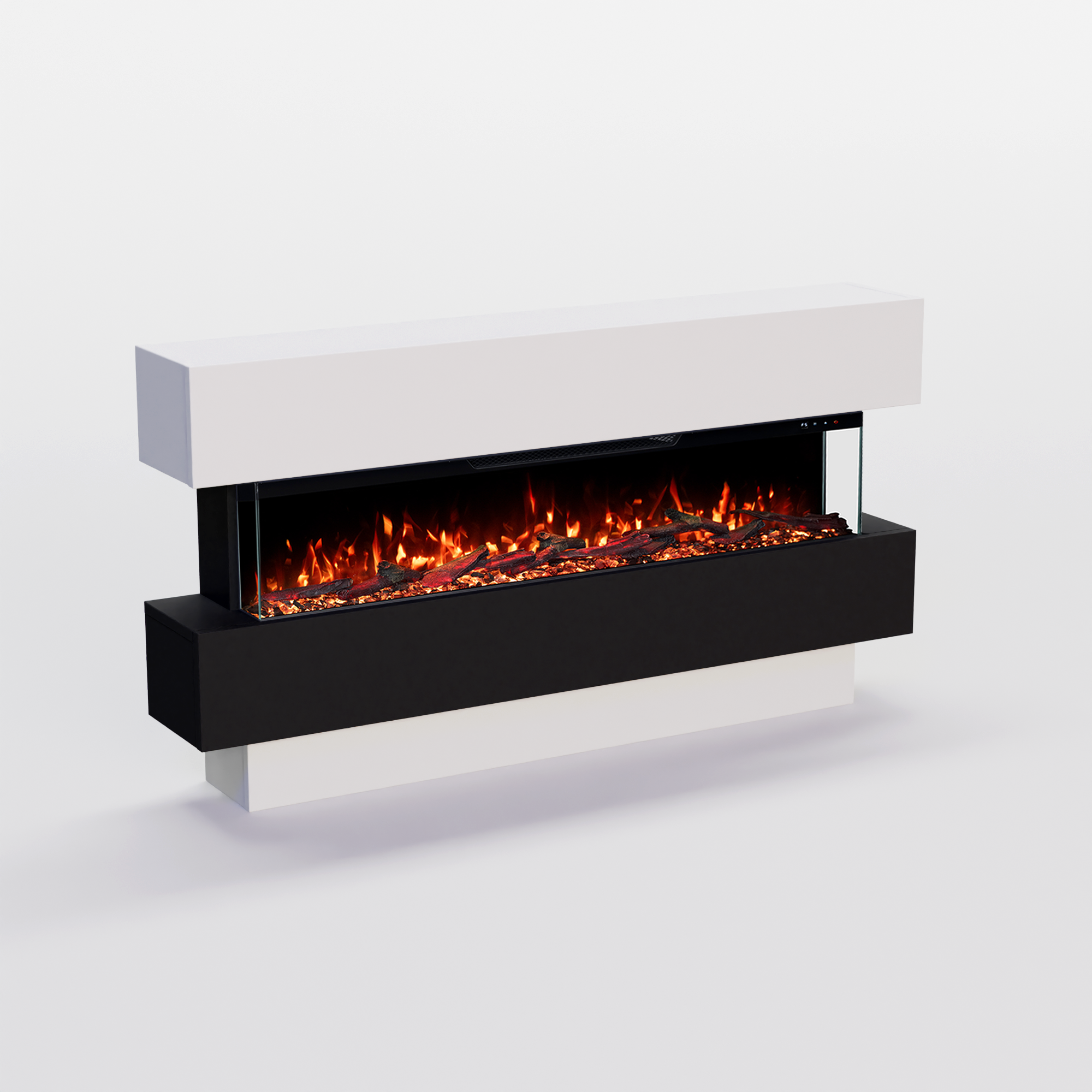 Glow Fire Clear Cheminée sur pied électrique