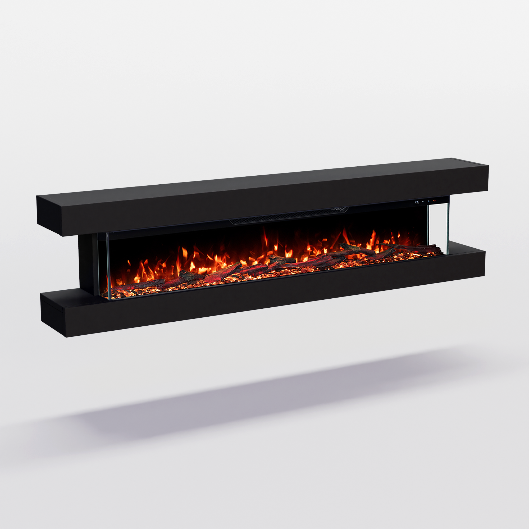 Cheminée électrique murale Clear Wall Glow Fire
