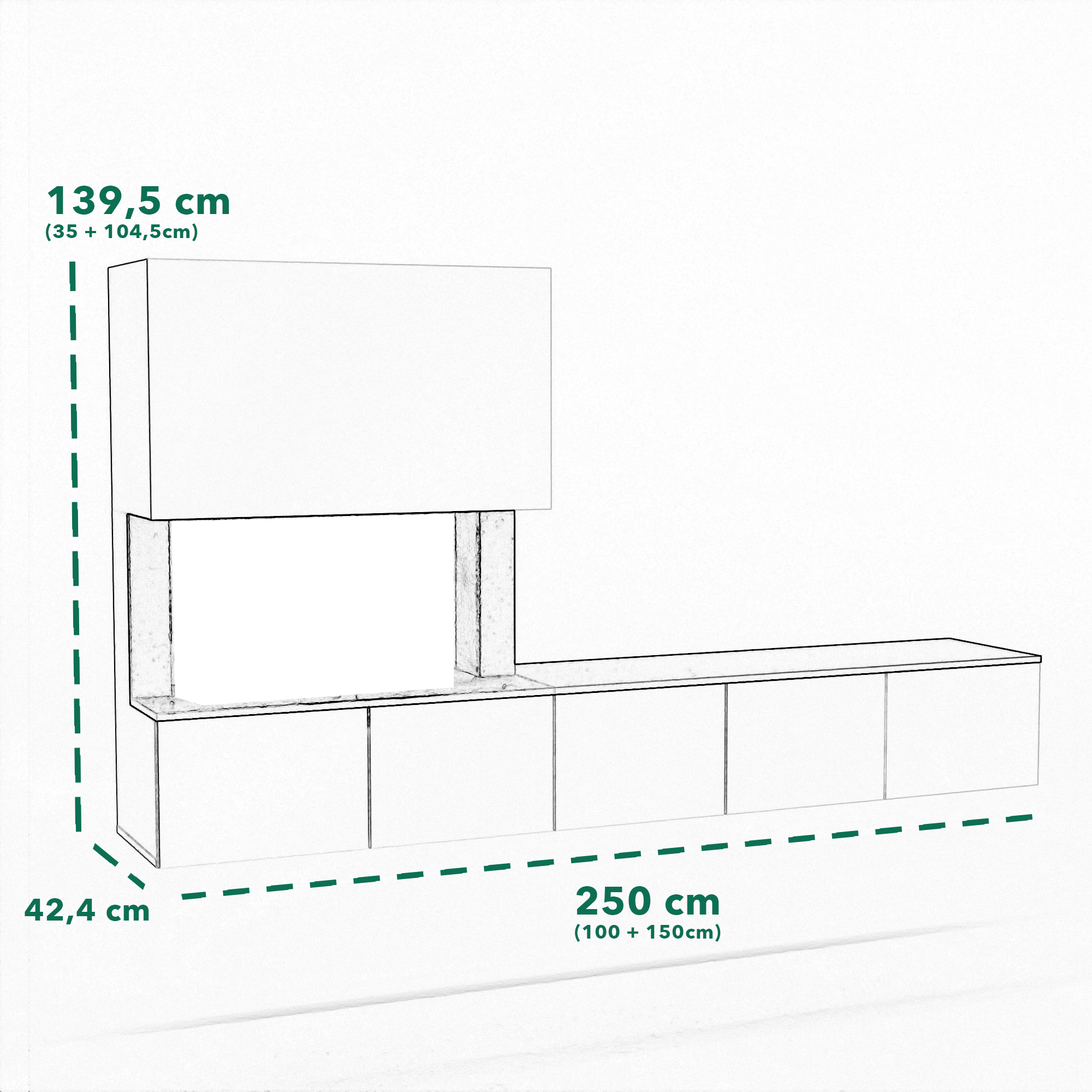 Glow Fire Elektrokamin CW5 E-Motion