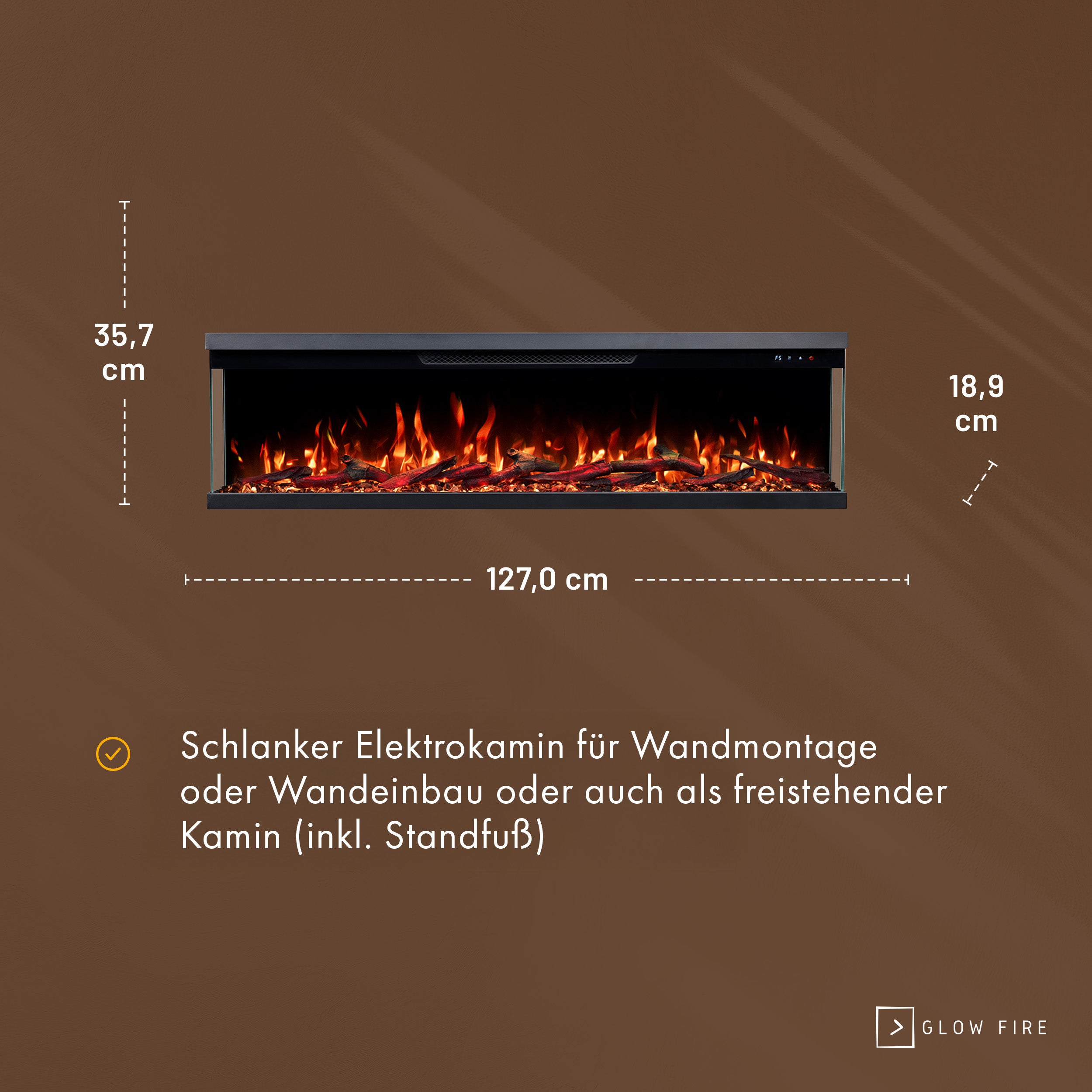 Glow Fire Insert Elektrokamin