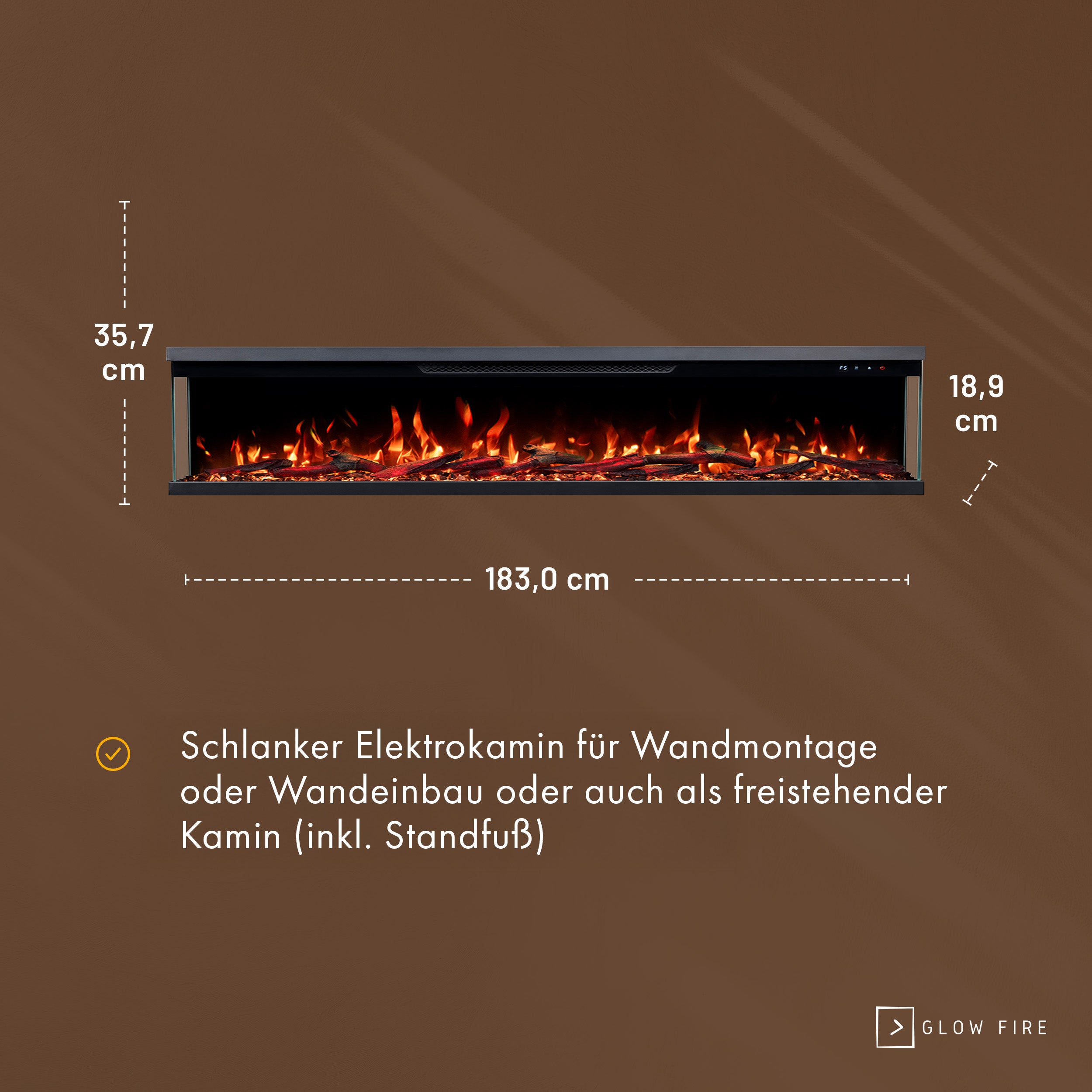 Glow Fire Insert Elektrokamin