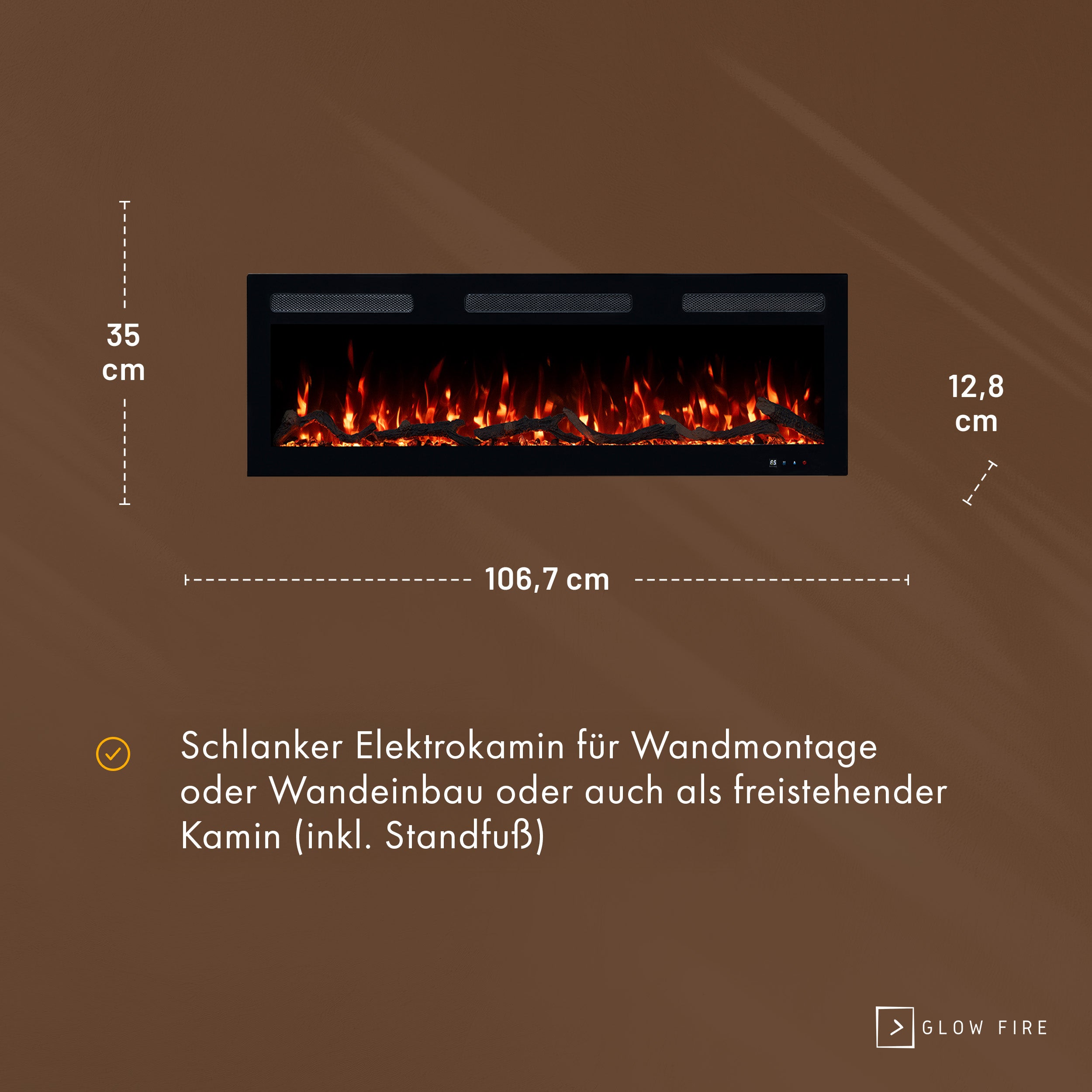 Glow Fire Inside 106 Elektrokamin