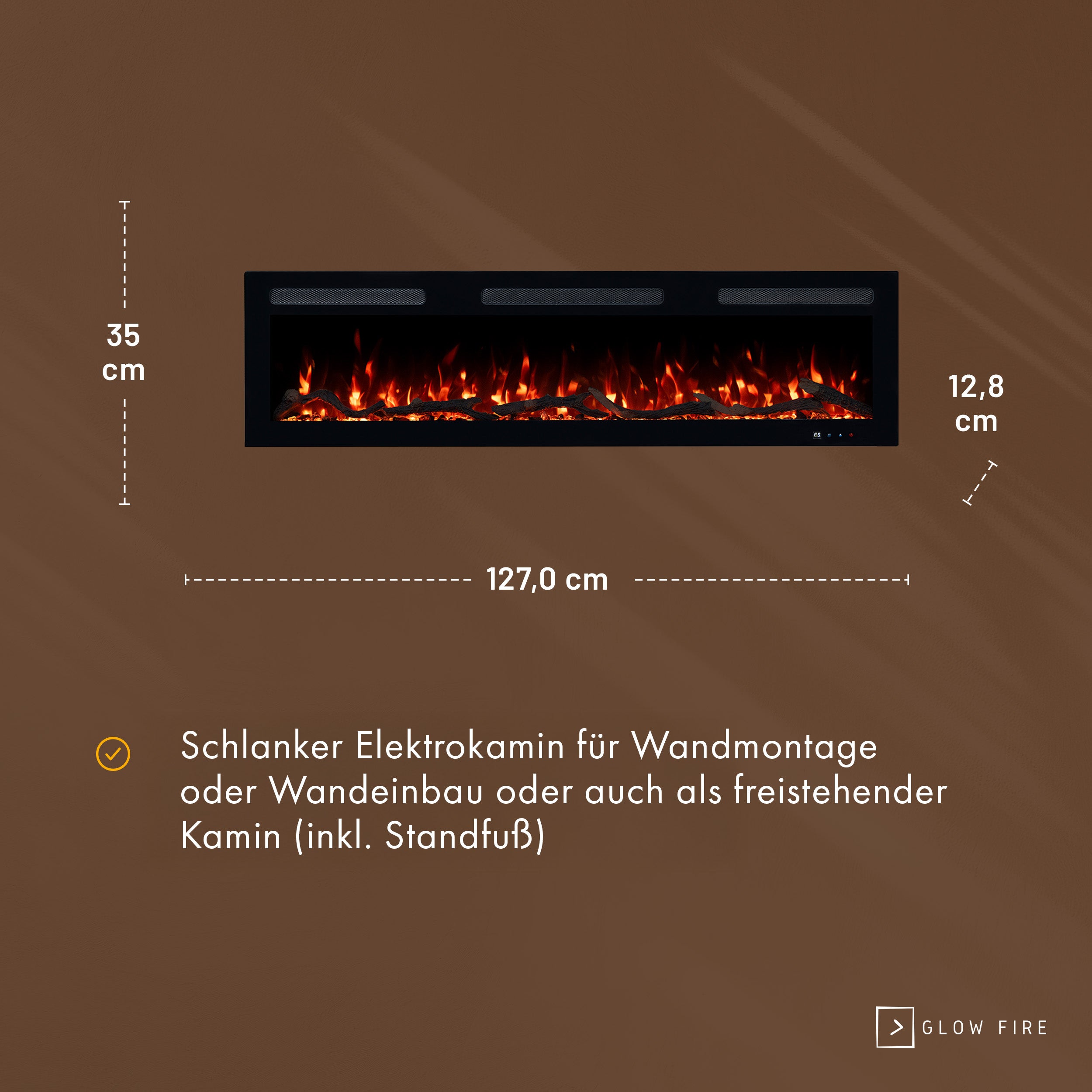 Glow Fire Inside 106 Elektrokamin