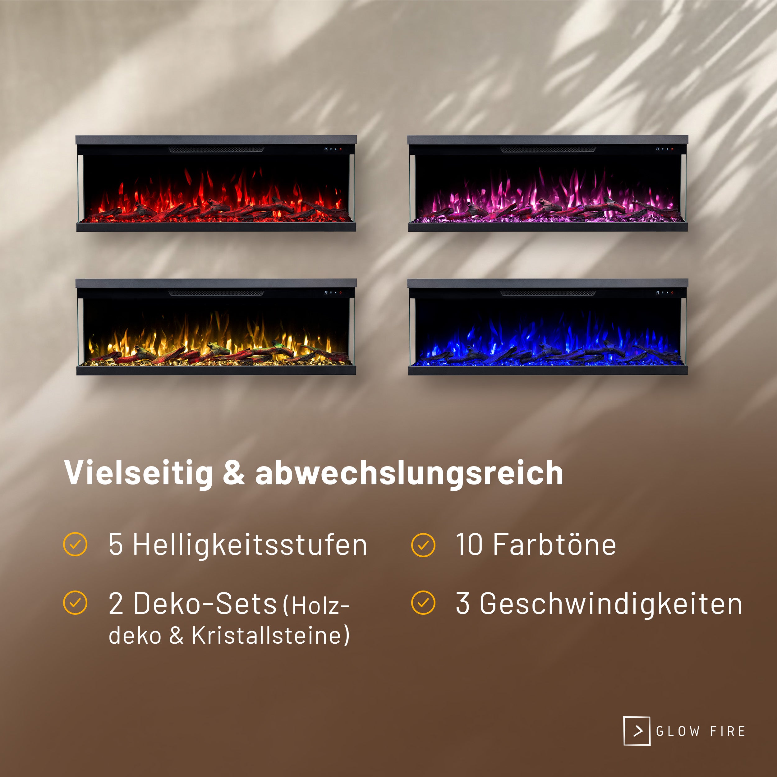 Glow Fire Insert Elektrokamin