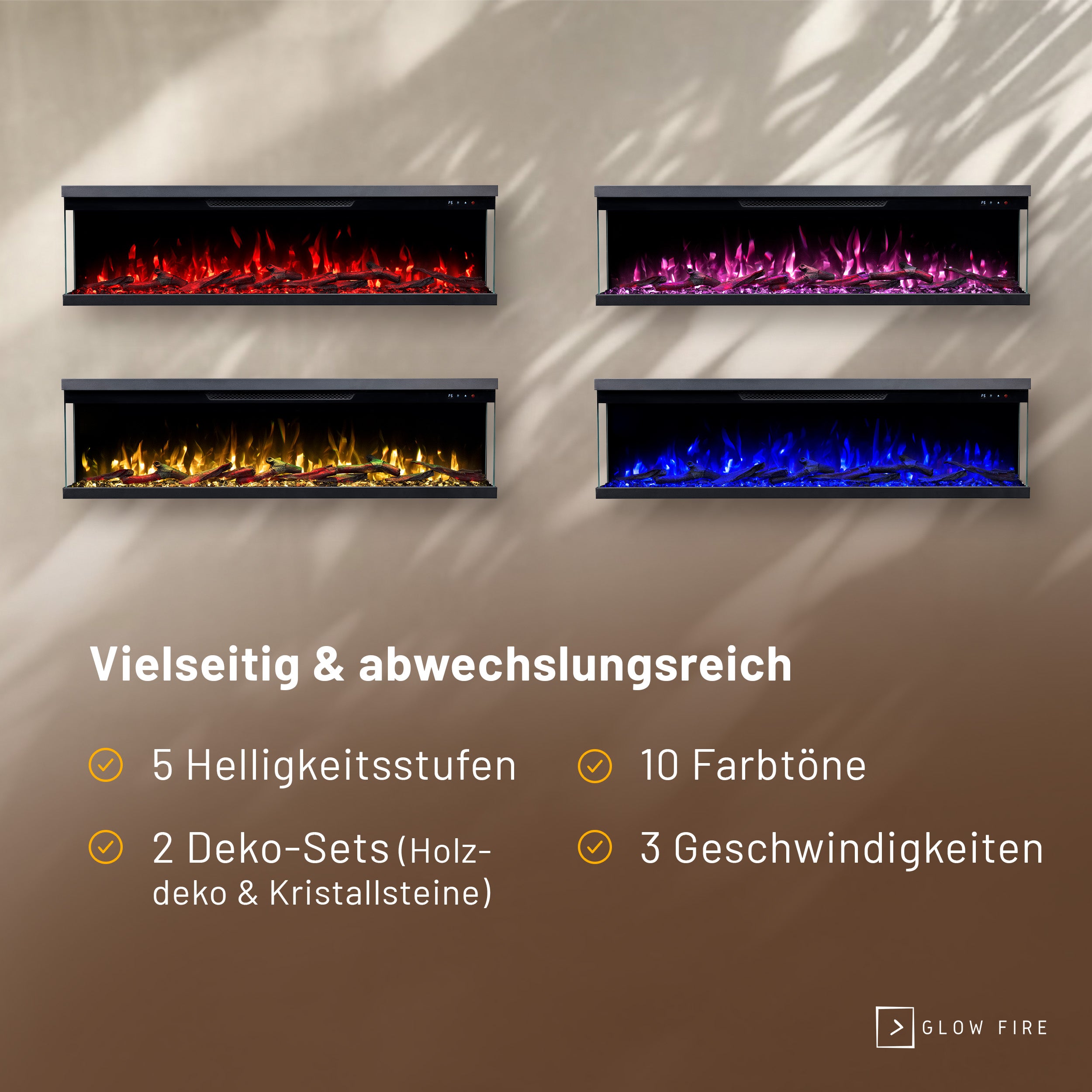 Glow Fire Insert Elektrokamin