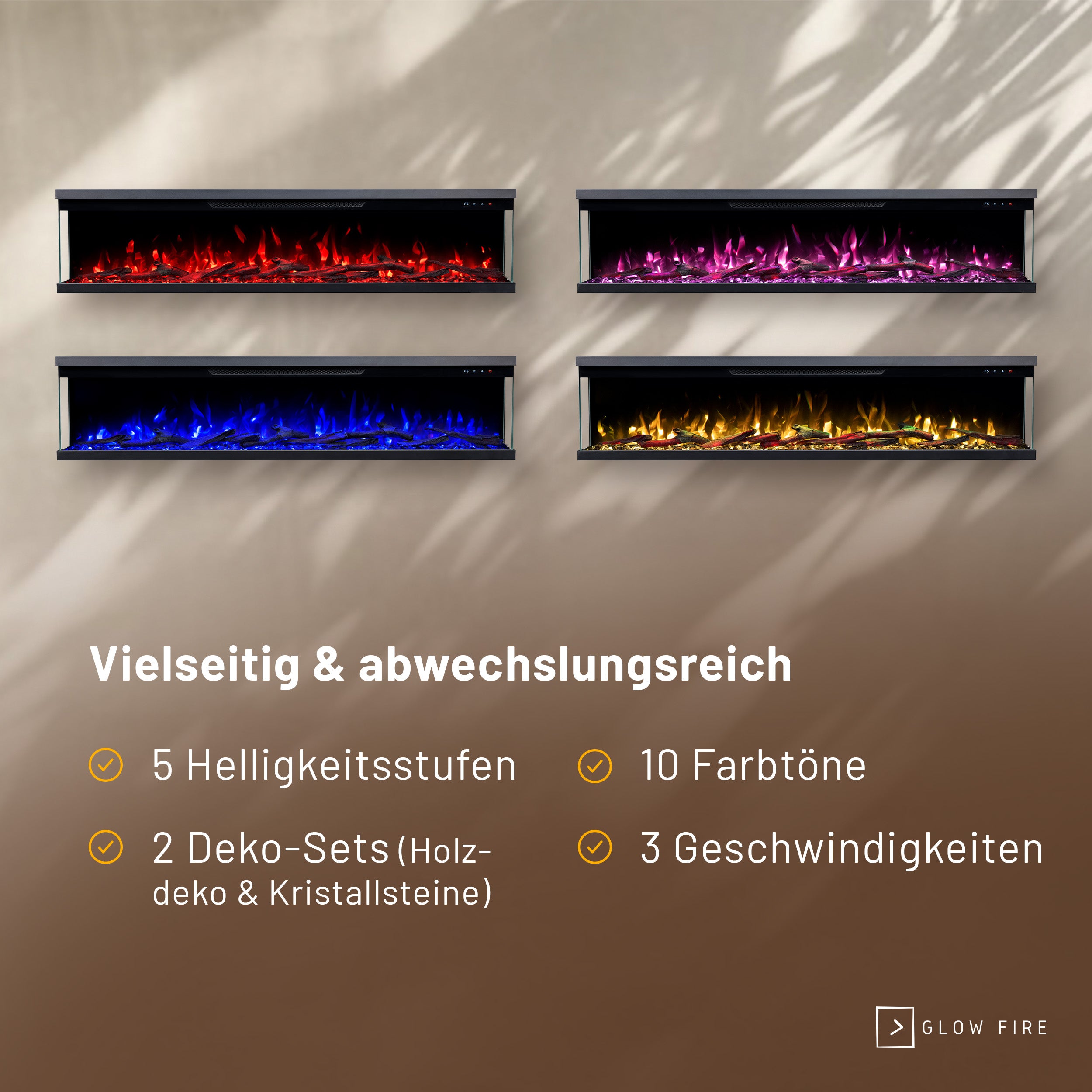 Glow Fire Insert Elektrokamin