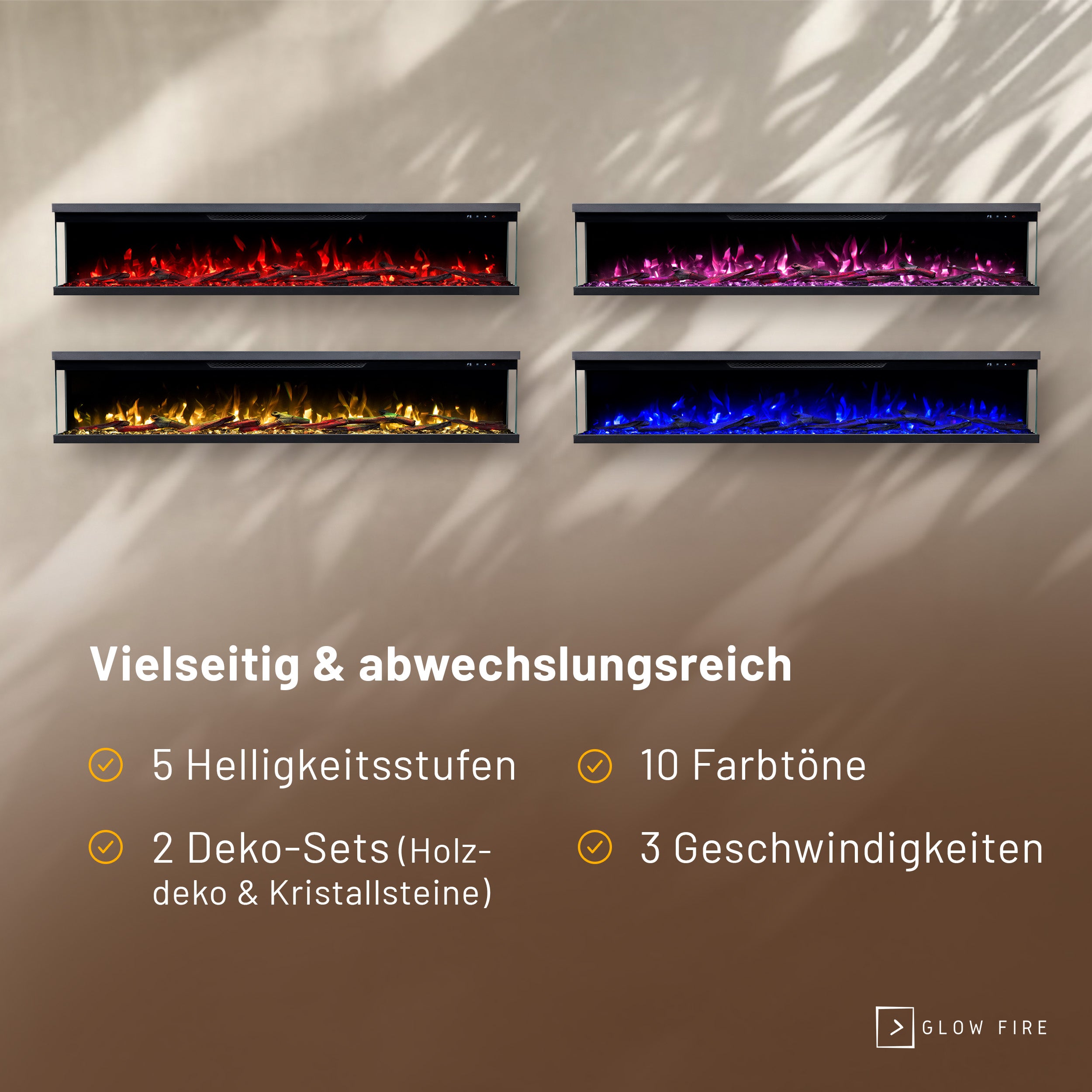 Glow Fire Insert Elektrokamin