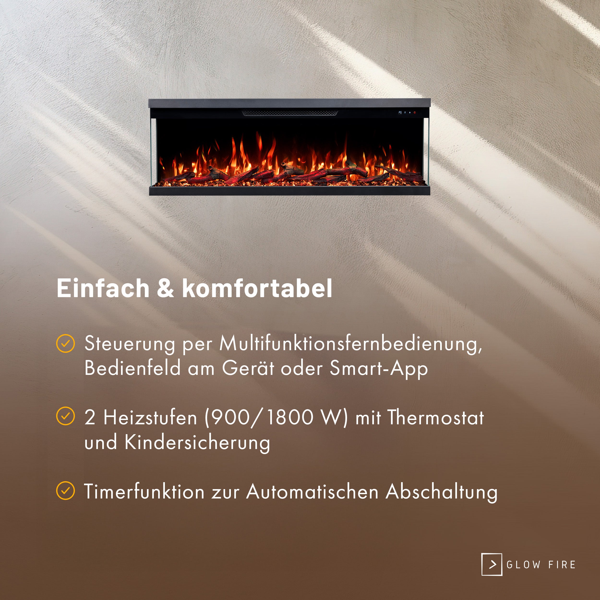 Glow Fire Insert Elektrokamin