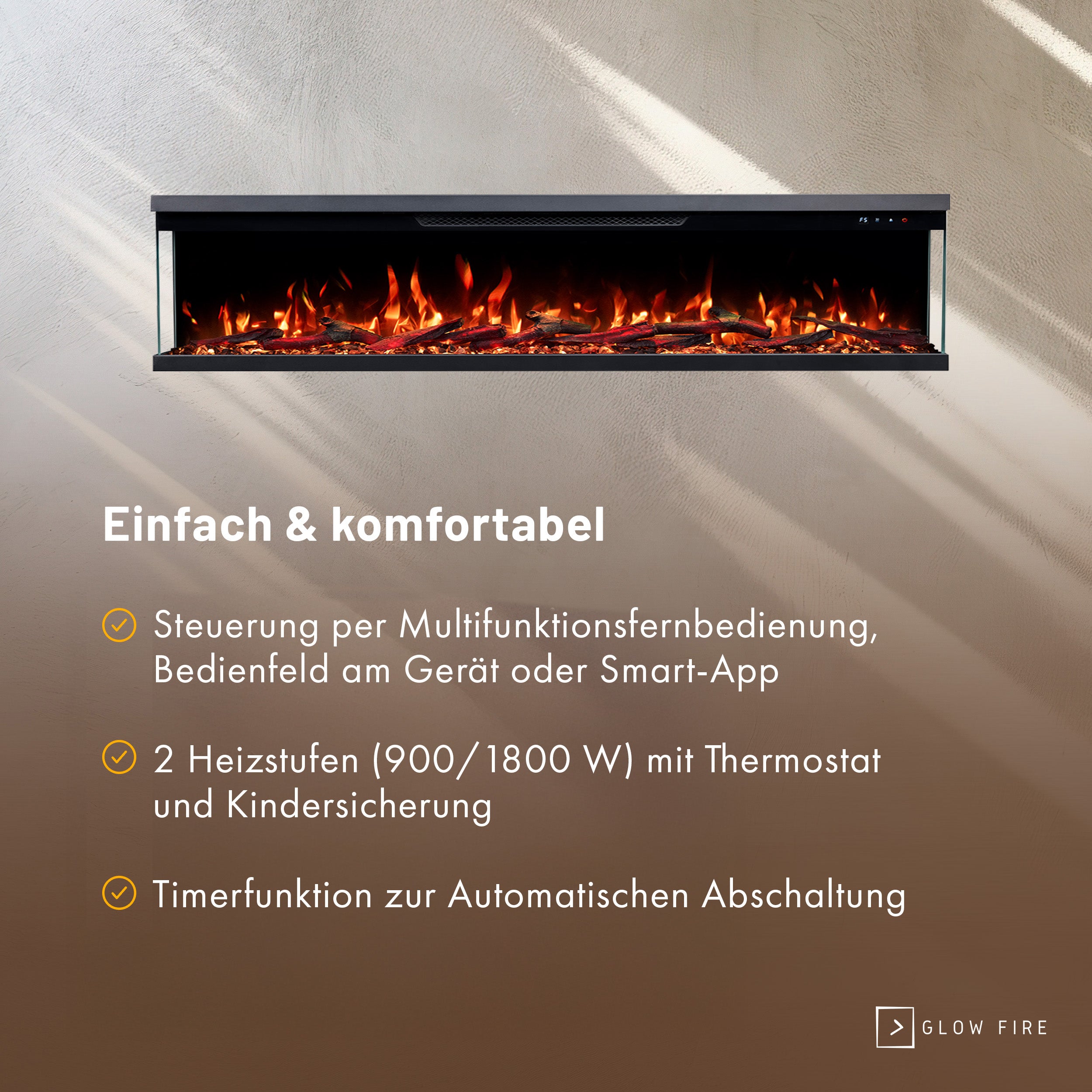 Glow Fire Insert Elektrokamin