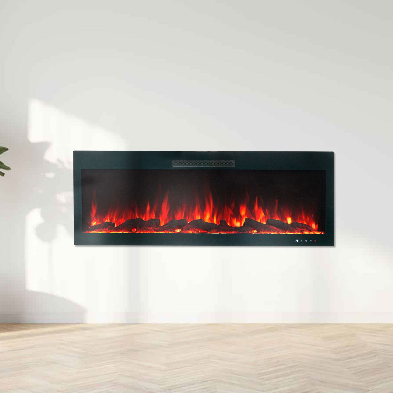 Glow Fire Inside 127 Schwarz Elektrokamin