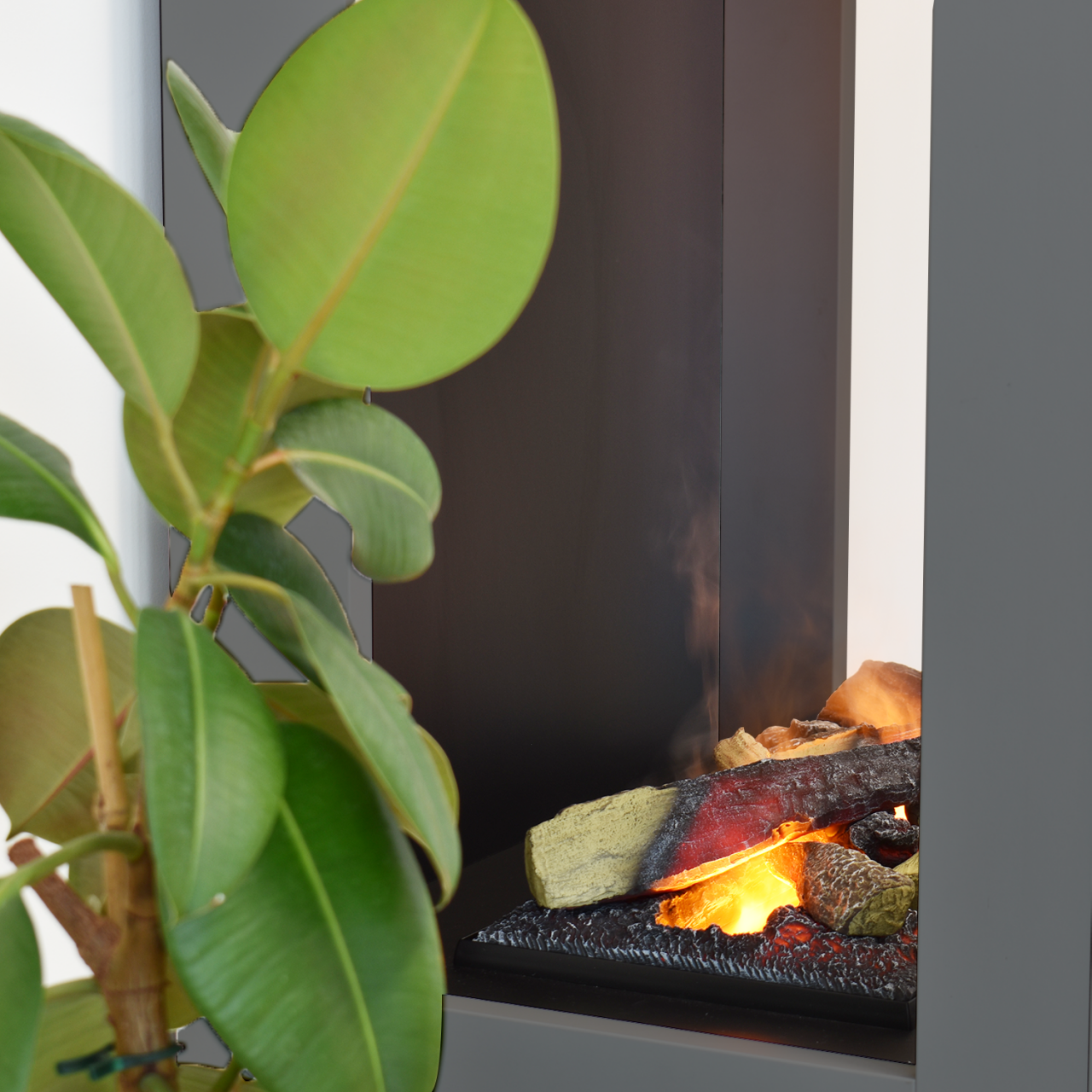 Glow Fire Böll Grau Elektrokamin mit Wasserdampf