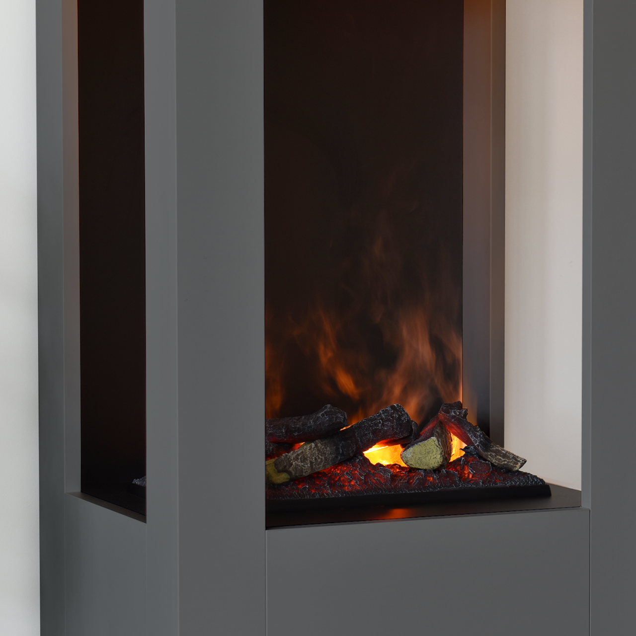 Glow Fire Böll Grau Elektrokamin mit Wasserdampf