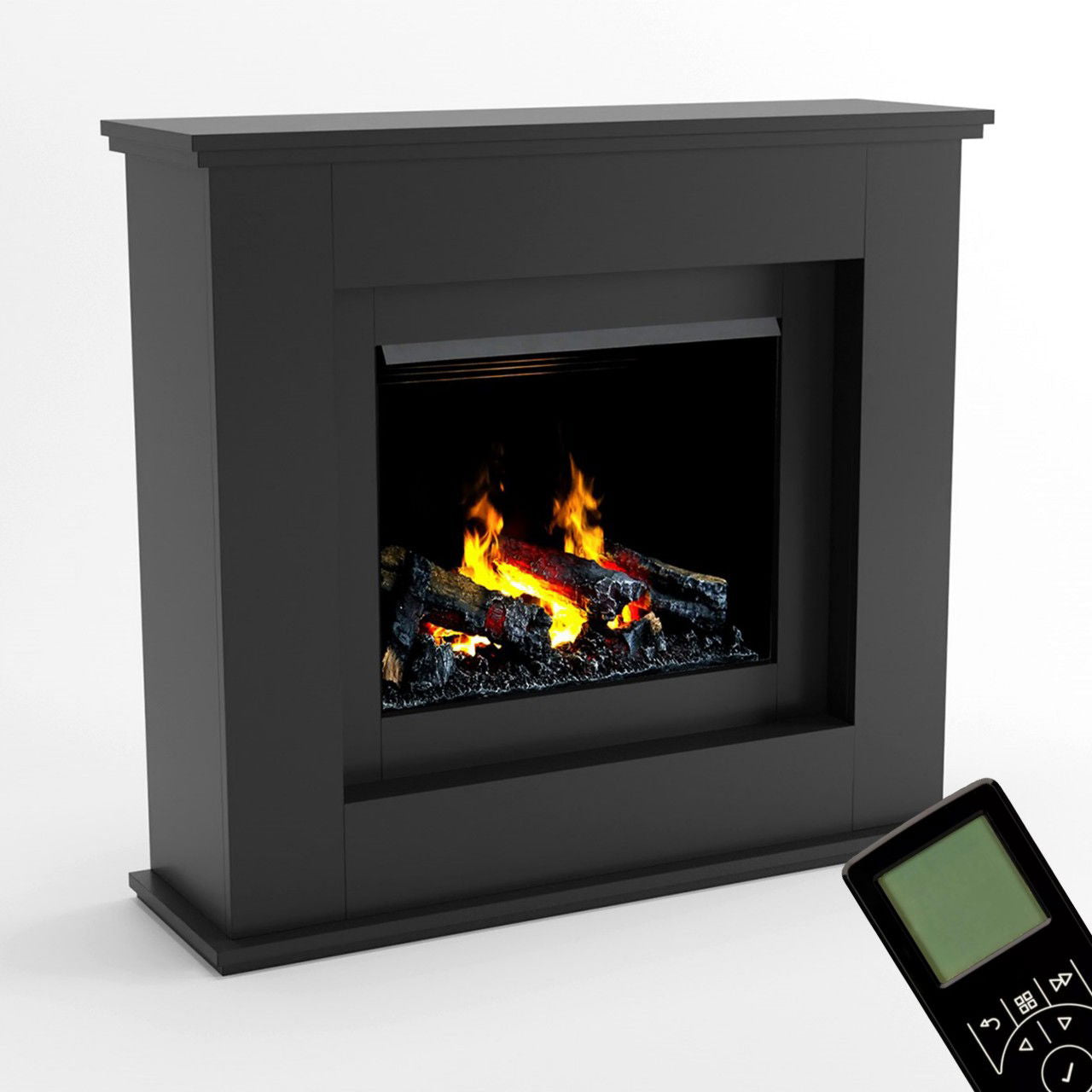 Glow Fire Athene Opti Myst Grau Elektrokamin mit Wasserdampf