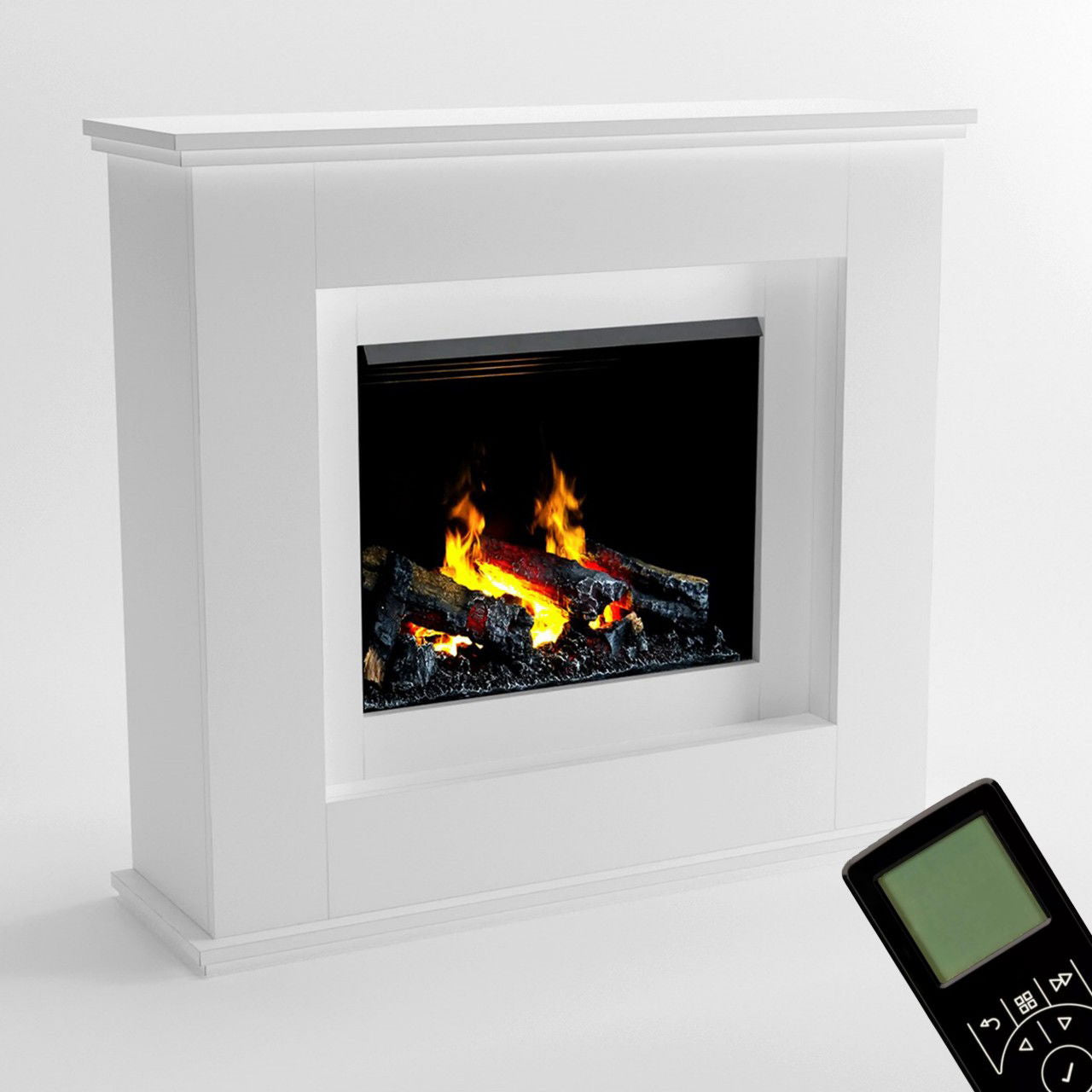 Glow Fire Athene Opti Myst Weiß Elektrokamin mit Wasserdampf