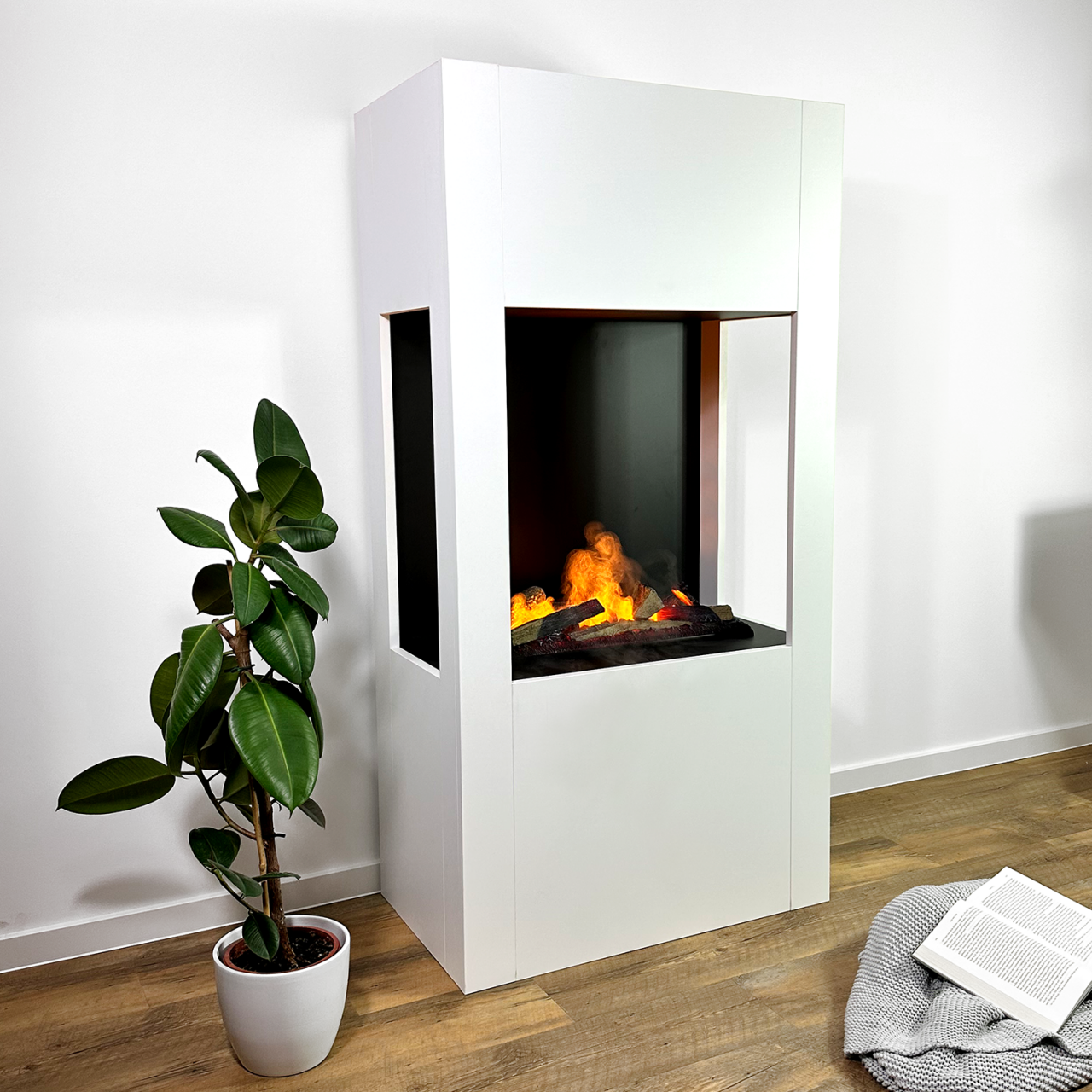 Glow Fire Böll Weiß Elektrokamin mit Wasserdampf