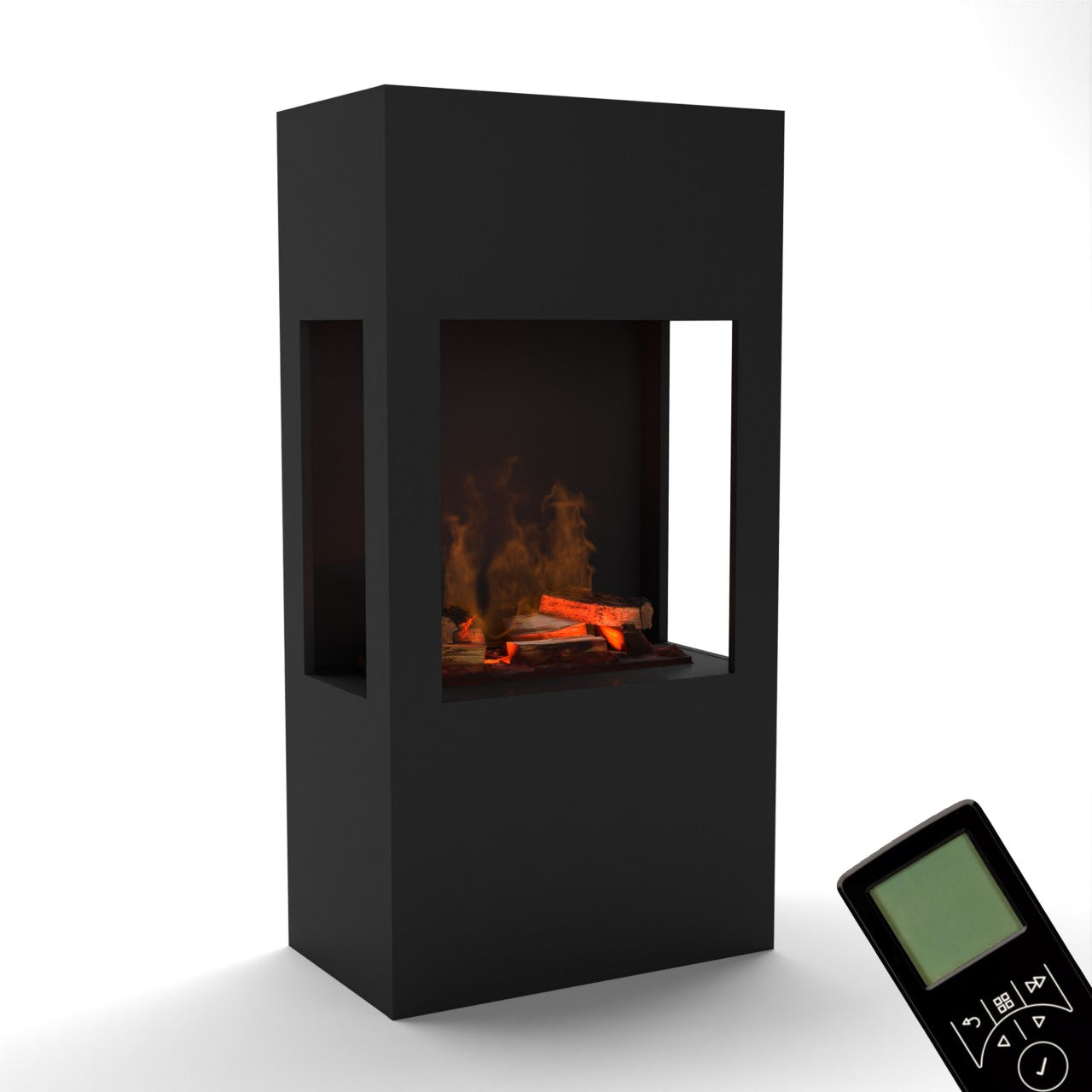 Glow Fire Böll Schwarz Elektrokamin mit Wasserdampf