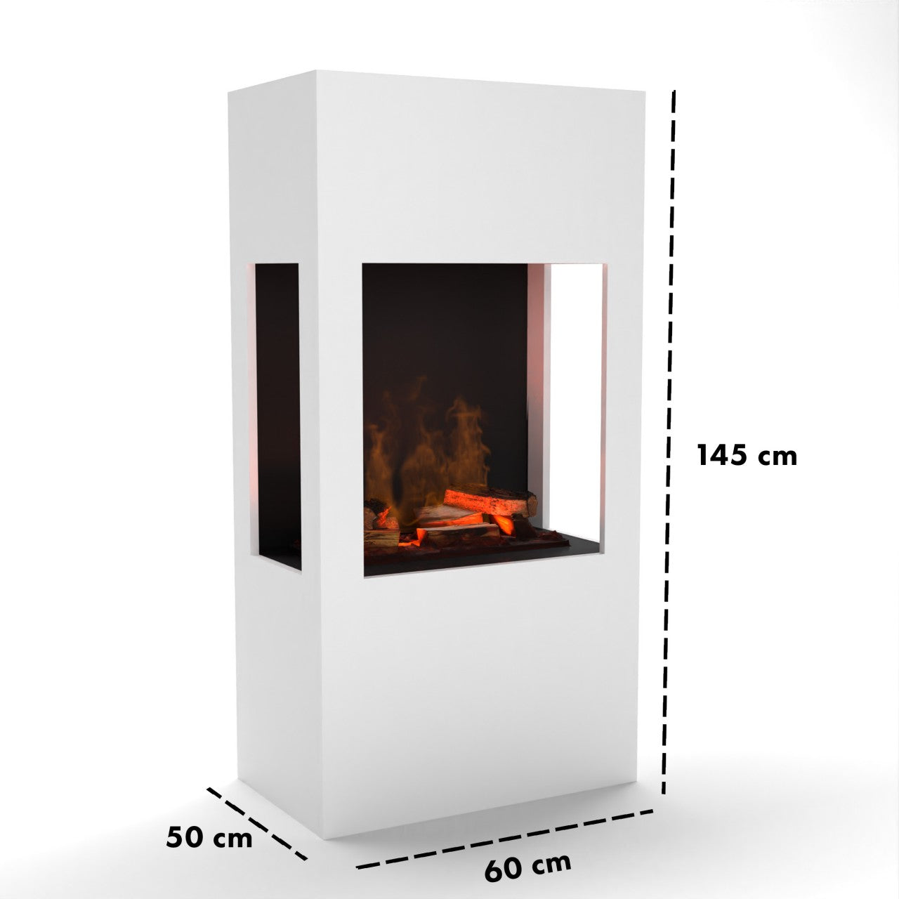 Glow Fire Böll Weiß Elektrokamin mit Wasserdampf