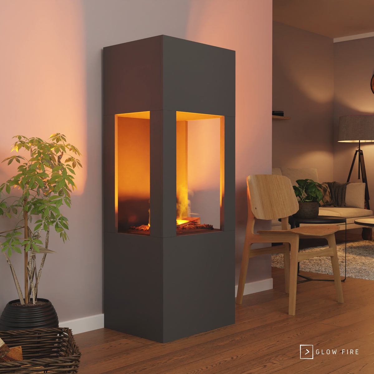 Cheminée électrique Glow Fire Böll