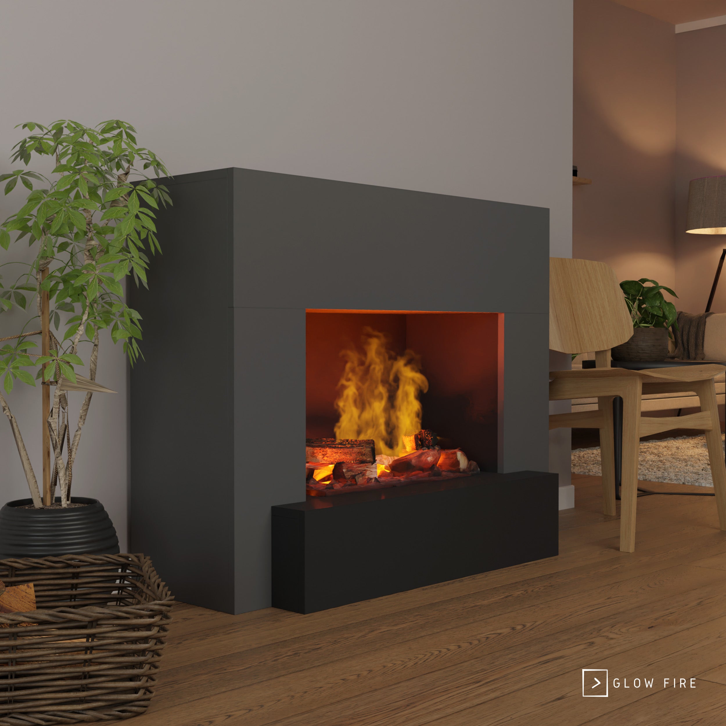 Glow Fire Hauptmann Elektrokamin