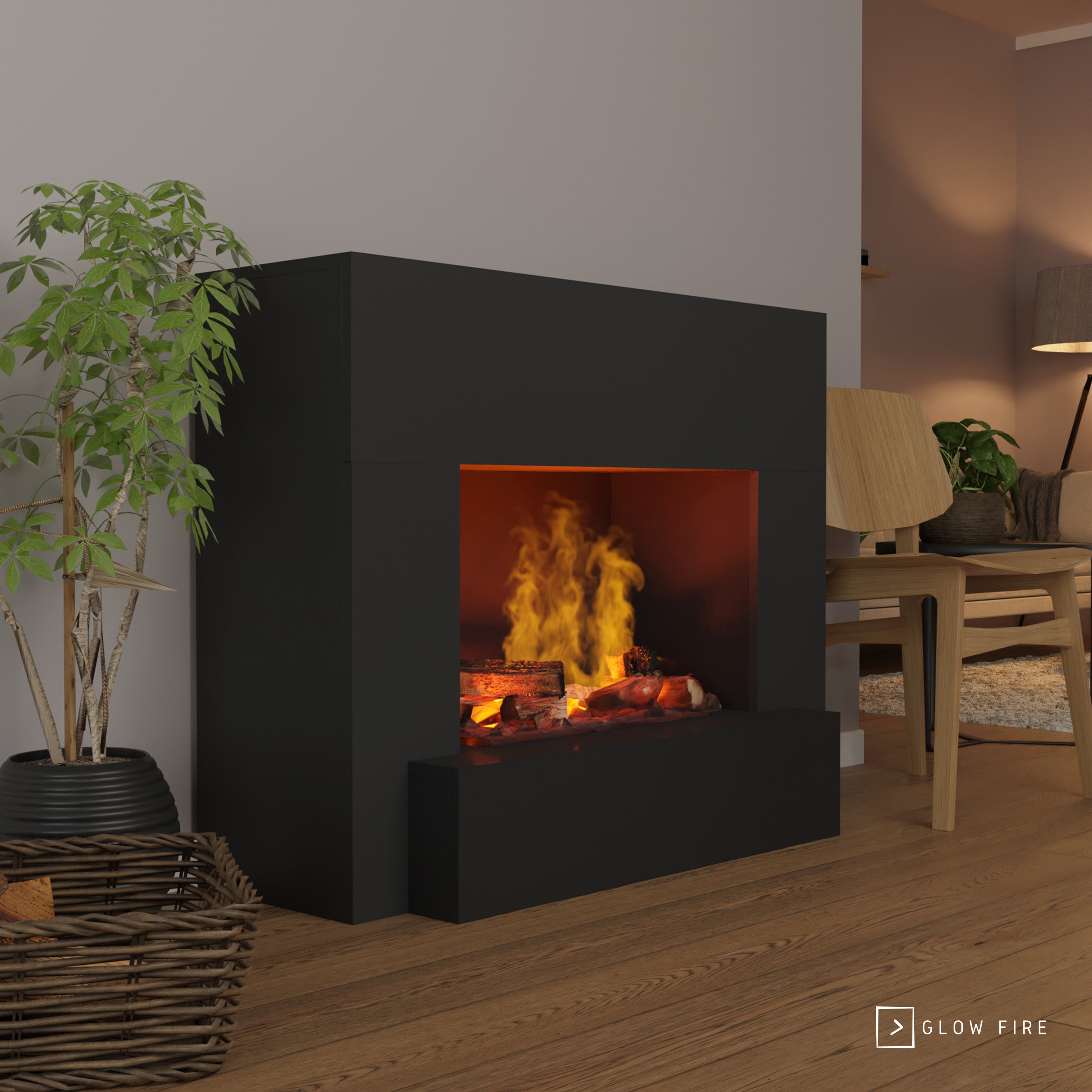 Glow Fire Hauptmann Elektrokamin