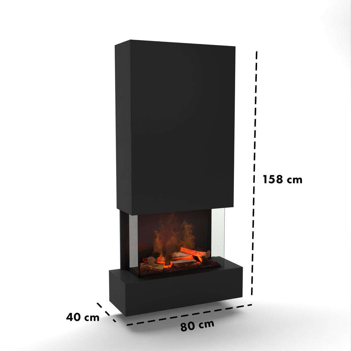 Cheminée électrique Glow Fire Hölderlin Hoch