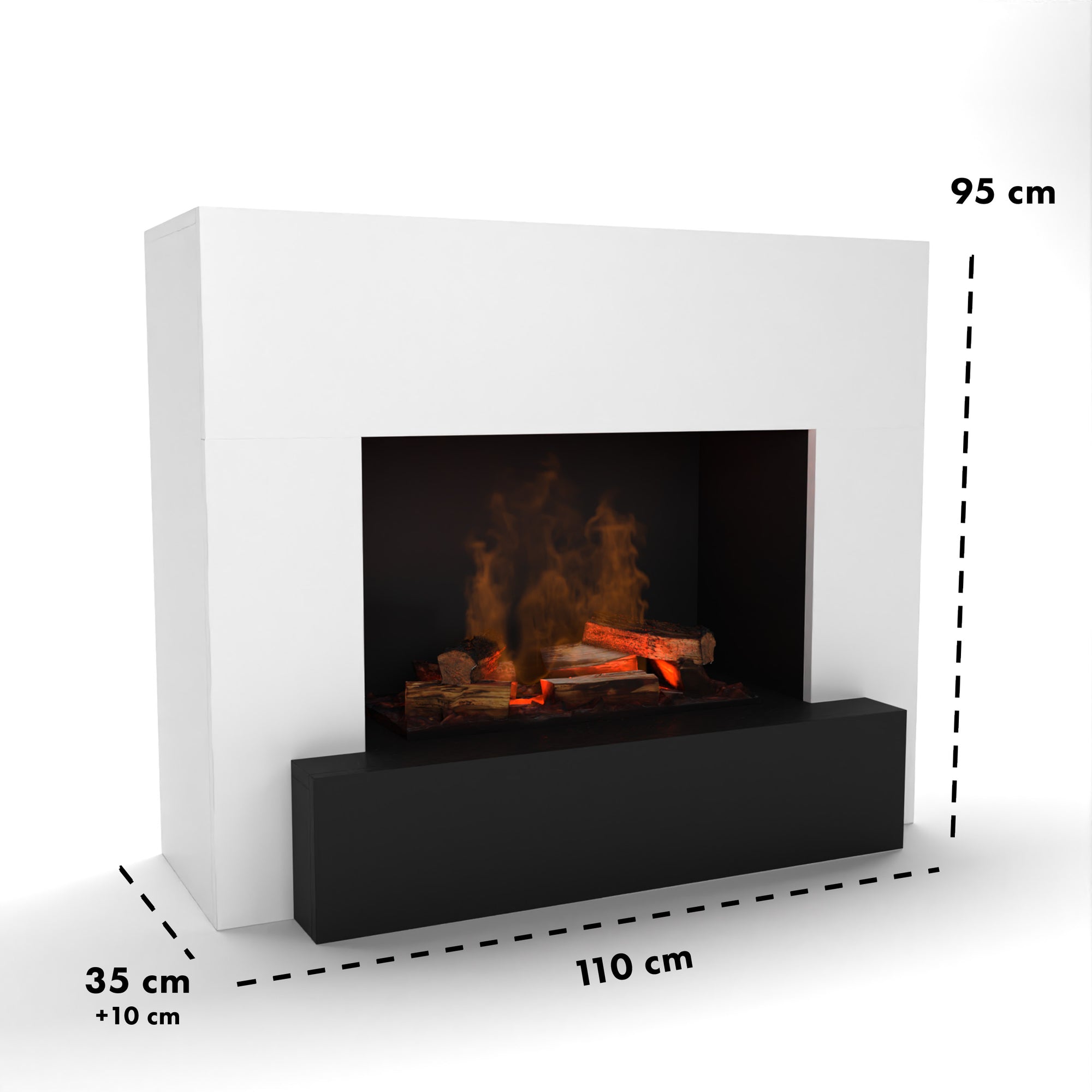 Cheminée électrique Glow Fire Hauptmann