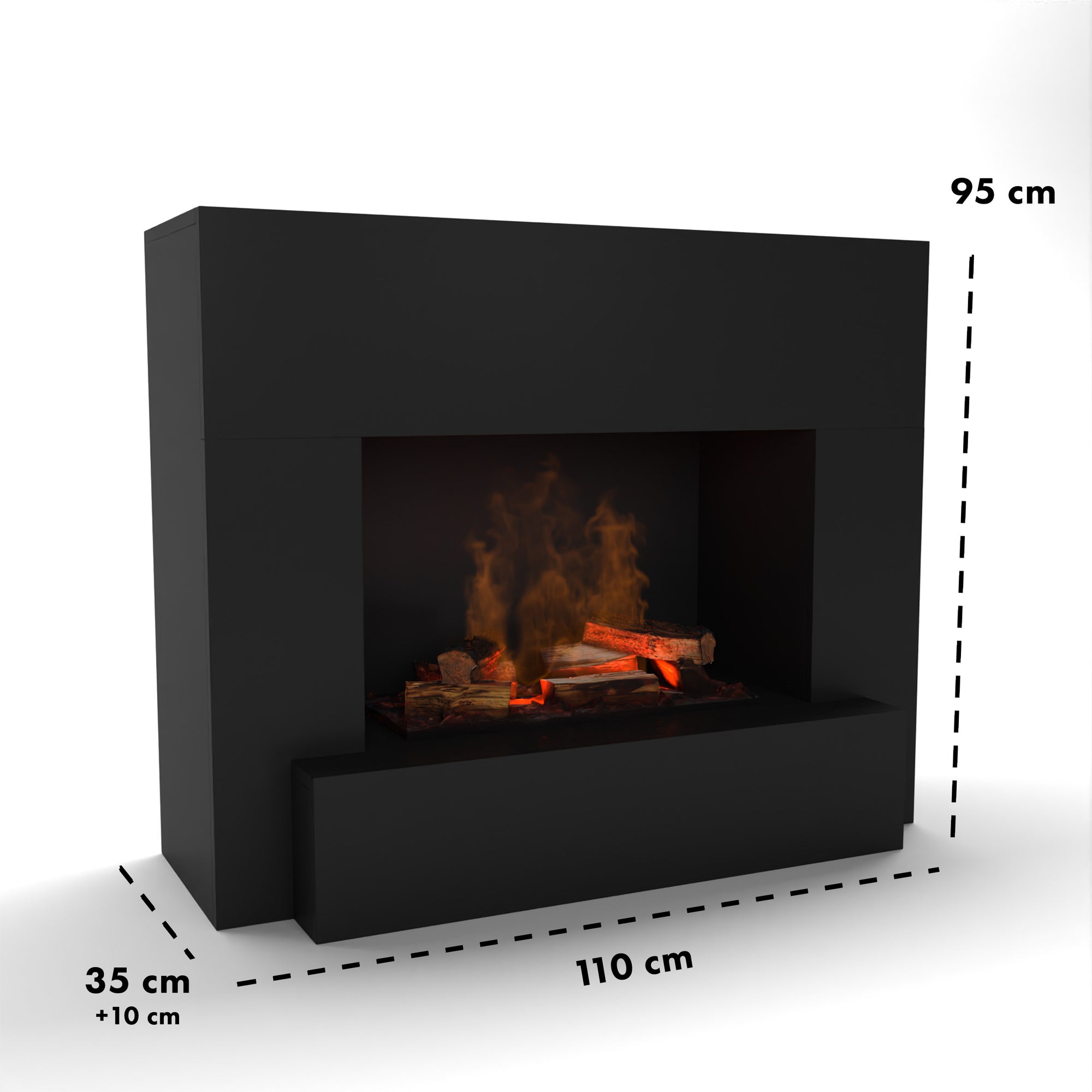 Cheminée électrique Glow Fire Hauptmann