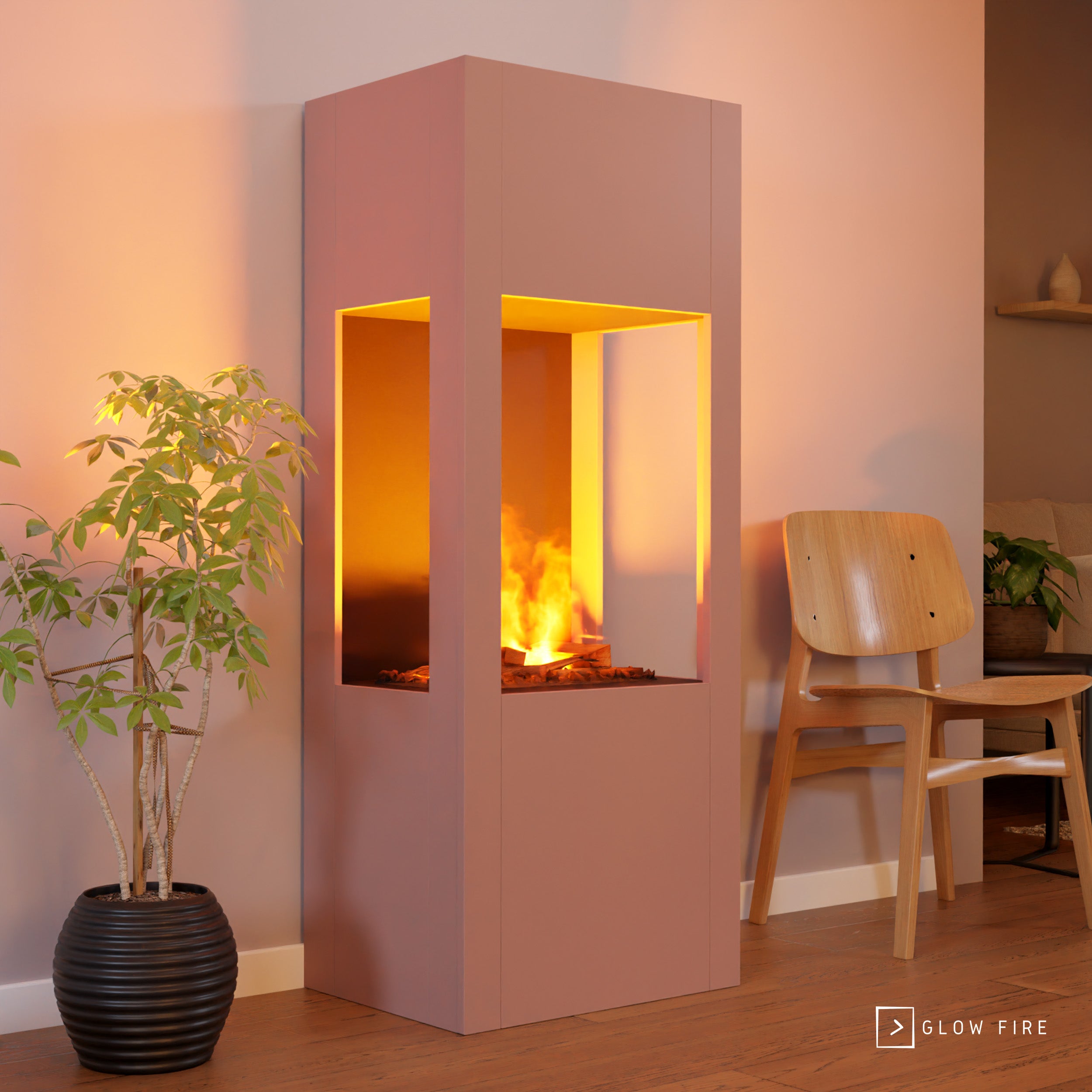 Glow Fire Böll Multicolor Elektrokamin