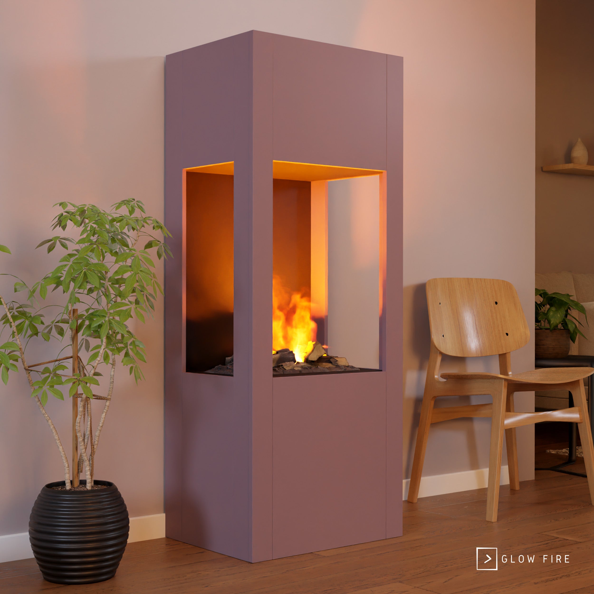 Glow Fire Böll Multicolor Elektrokamin