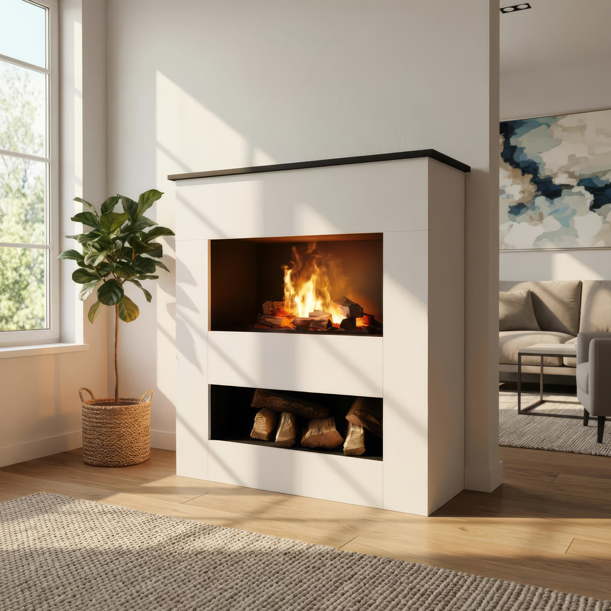 Cheminée électrique Glow Fire Brecht