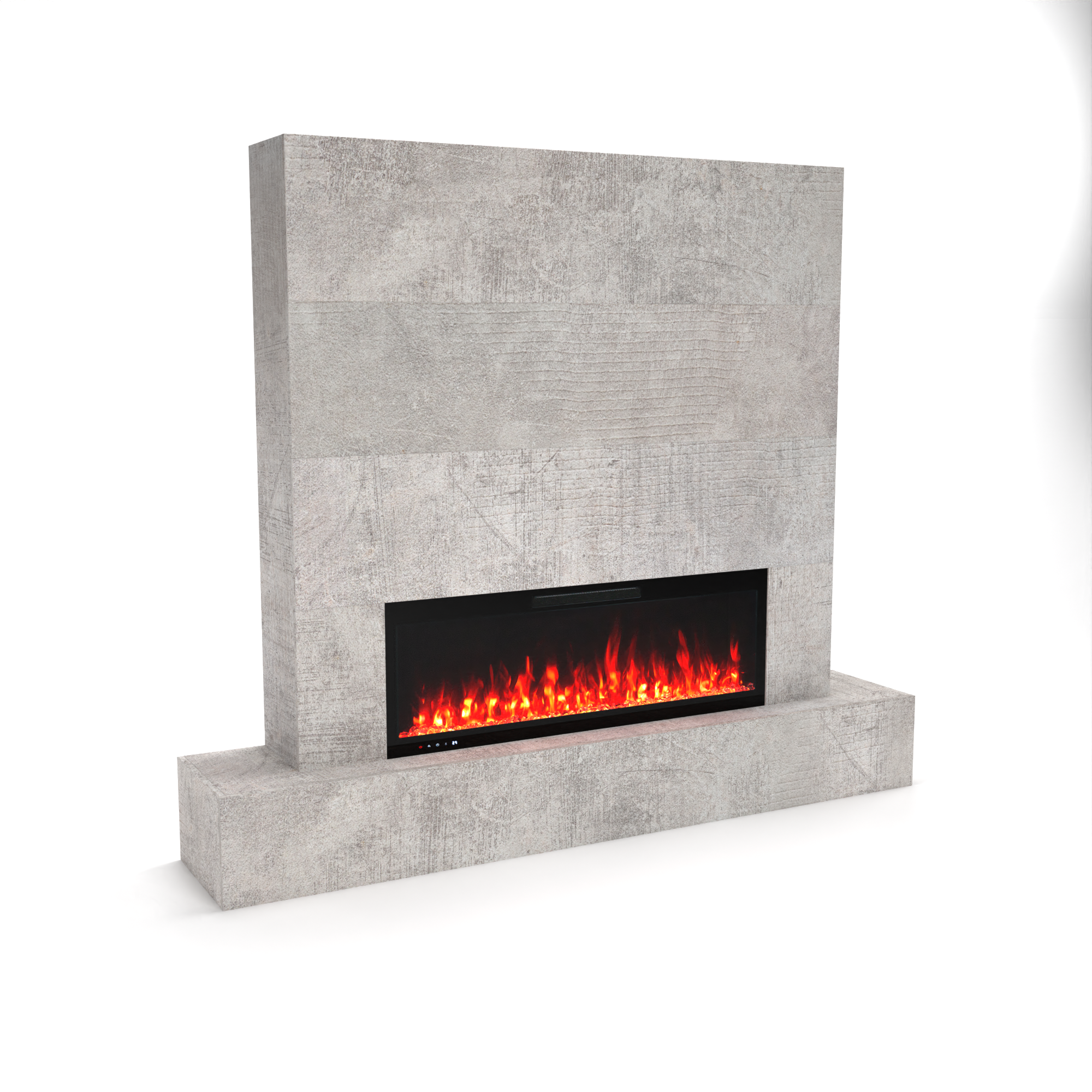 Glow Fire TV Wall Inside 127 Electric Fireplace