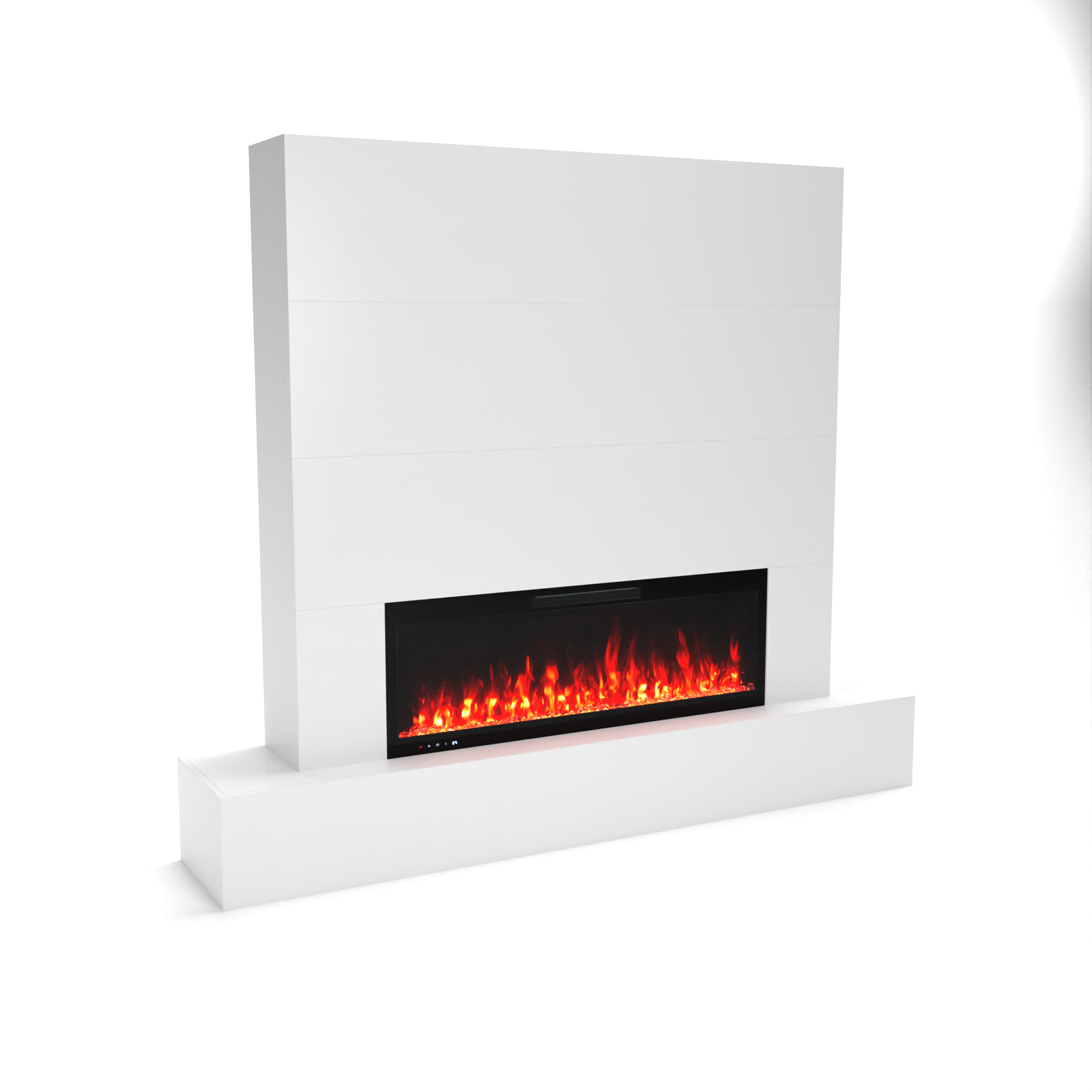 Glow Fire TV Wall Inside 127 Electric Fireplace