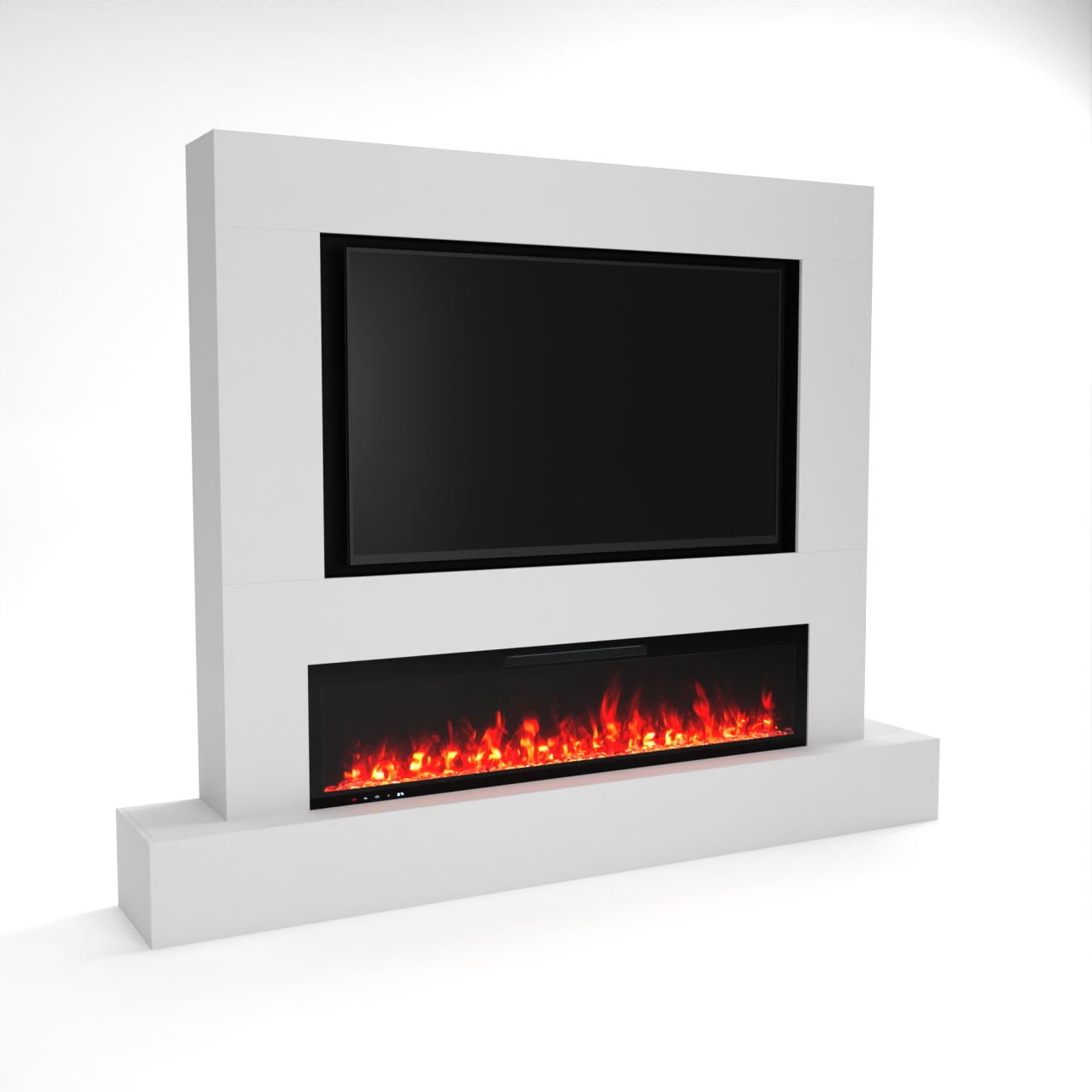 Glow Fire Fernsehwand mit integriertem LED-Kamin Inside 182