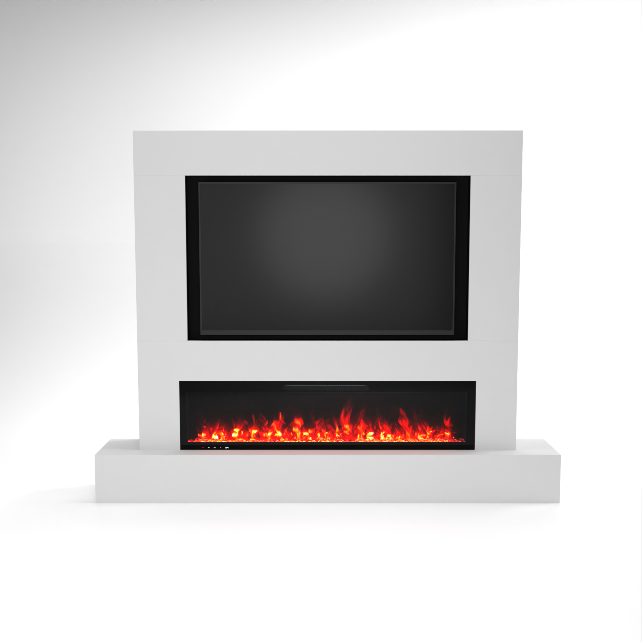 Glow Fire Fernsehwand mit integriertem LED-Kamin Inside 182