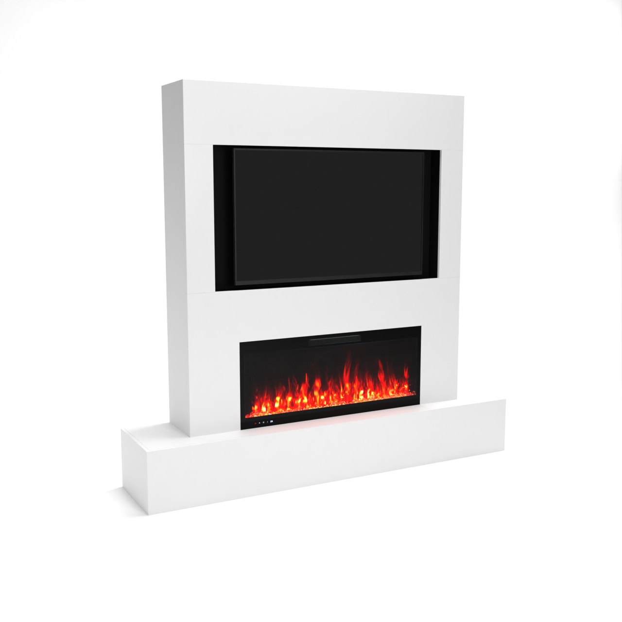 Glow Fire Fernsehwand mit integriertem LED-Kamin Inside 106