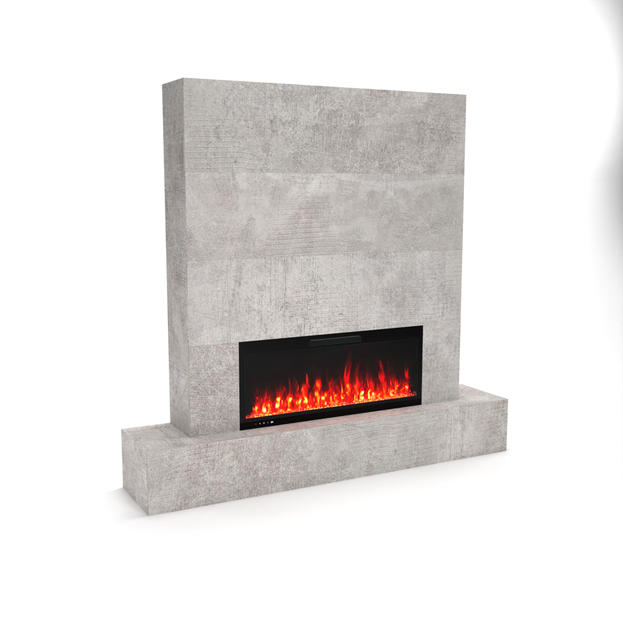 Glow Fire Fernsehwand mit LED-Kamin Inside 106