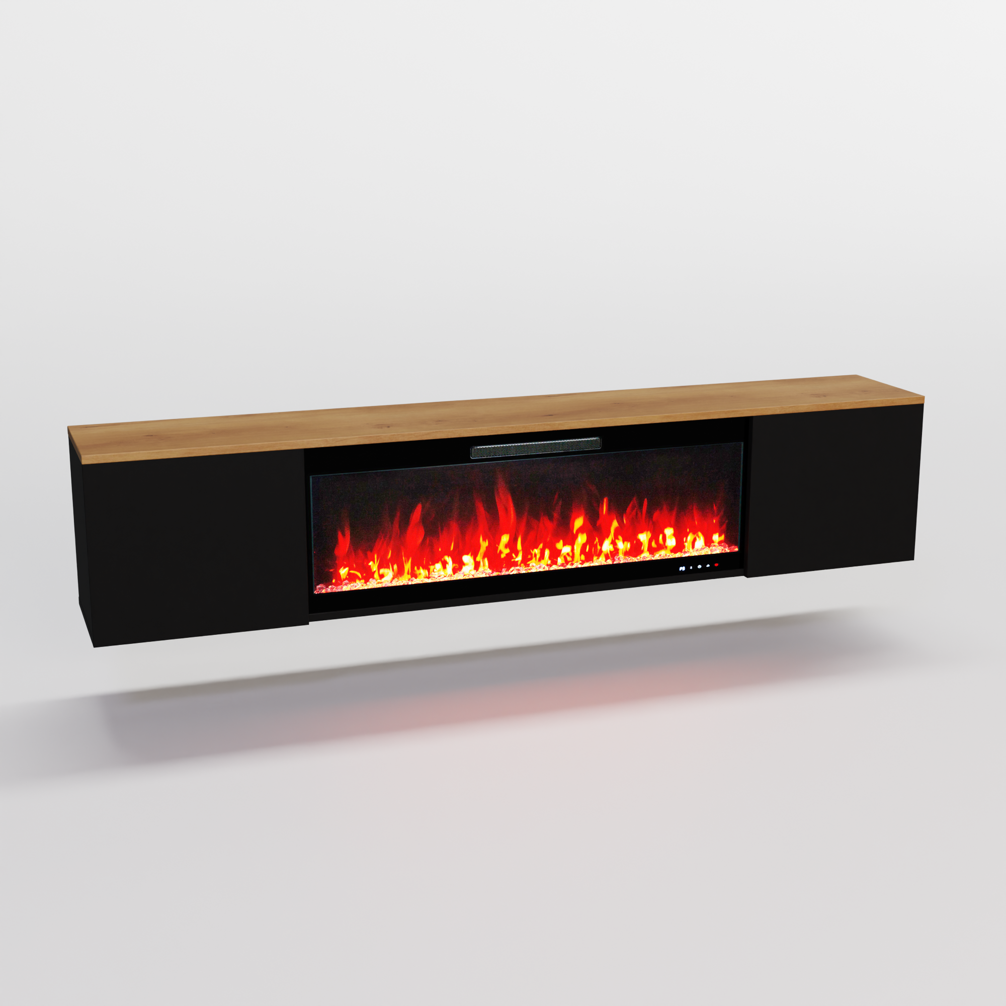 Glow Fire Sideboard CW7 mit Core 106 Elektrokamin