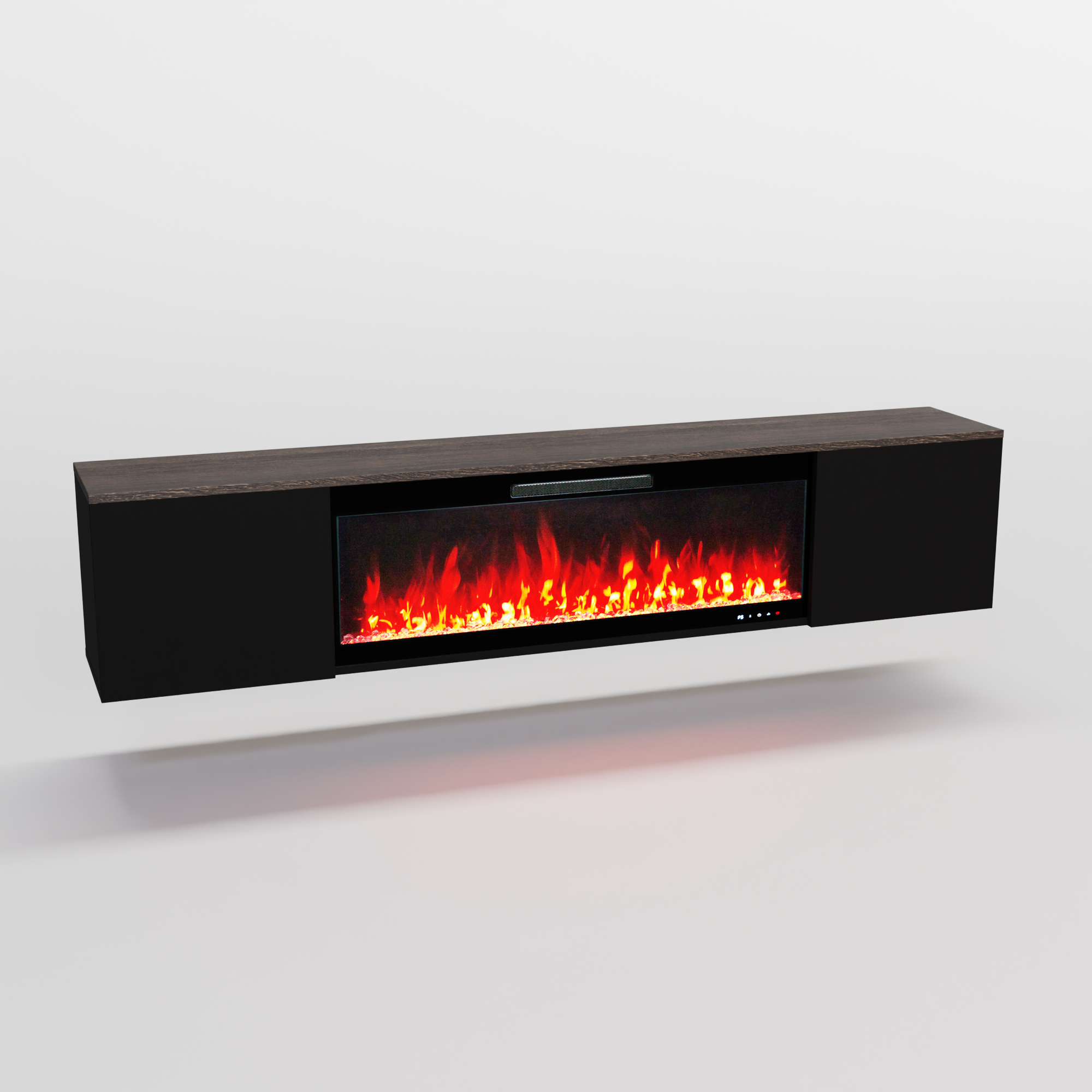 Glow Fire Sideboard CW7 mit Core 106 Elektrokamin