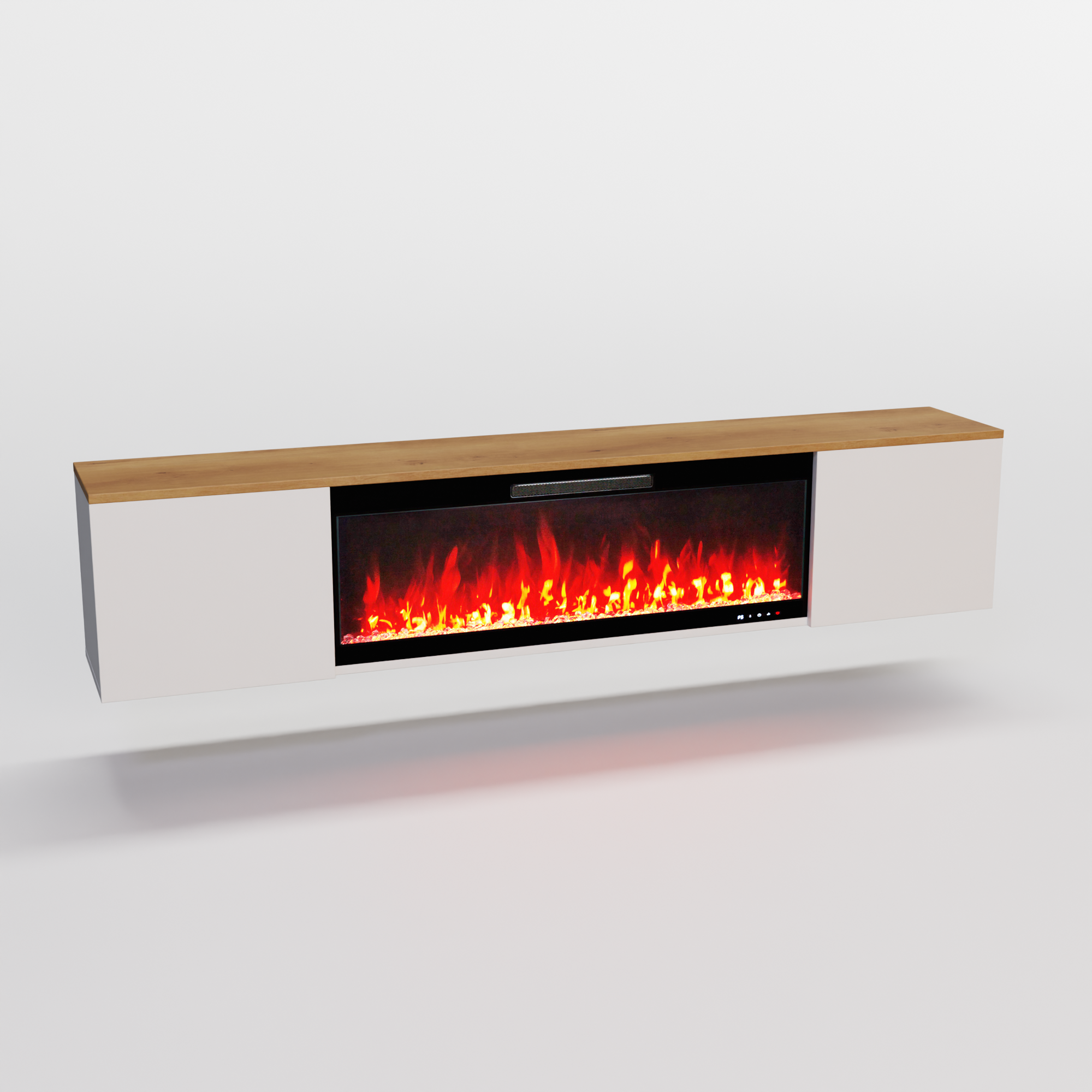 Glow Fire Sideboard CW7 mit Core 106 Elektrokamin